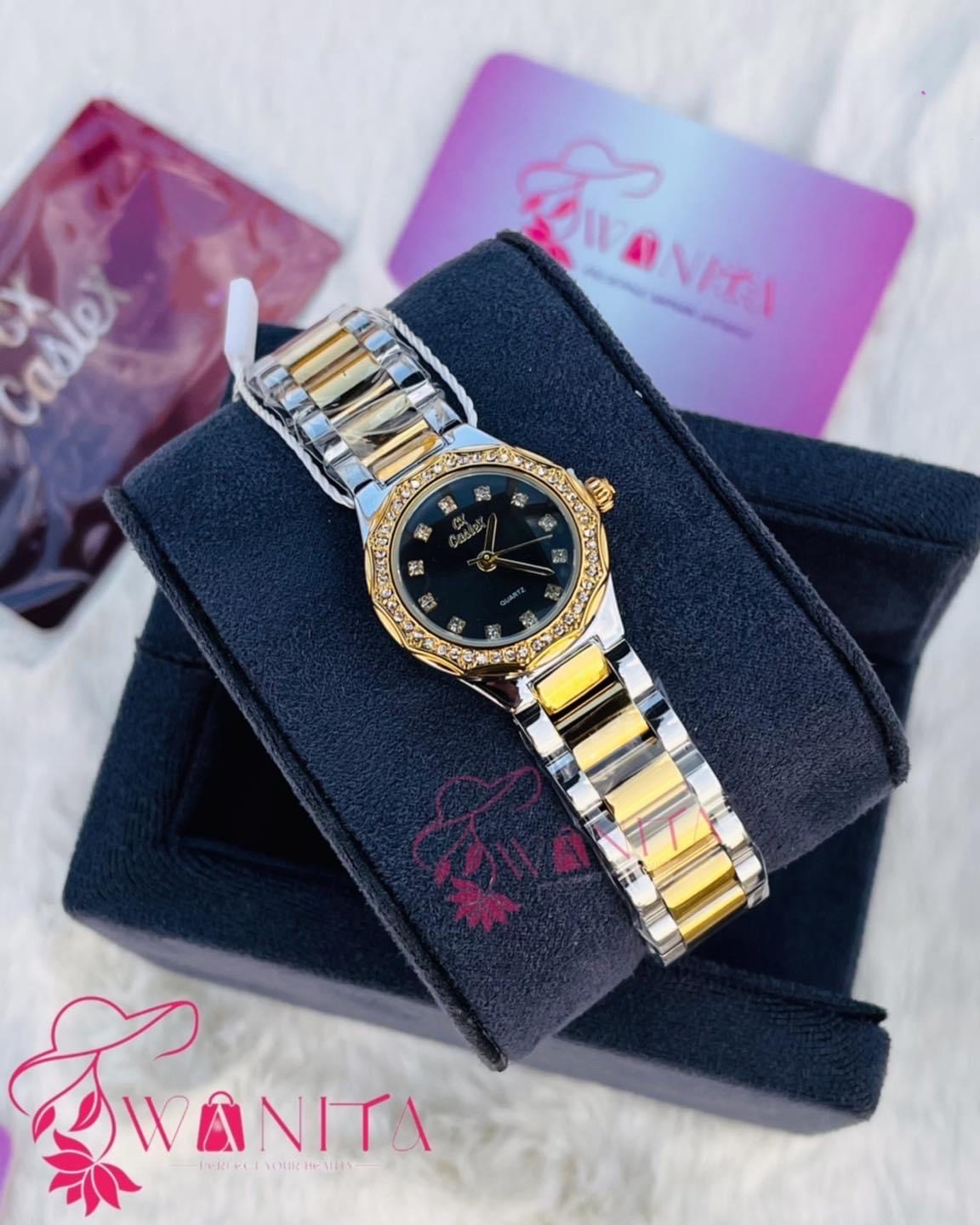 Original Caslex Ladies Black Dial Watch