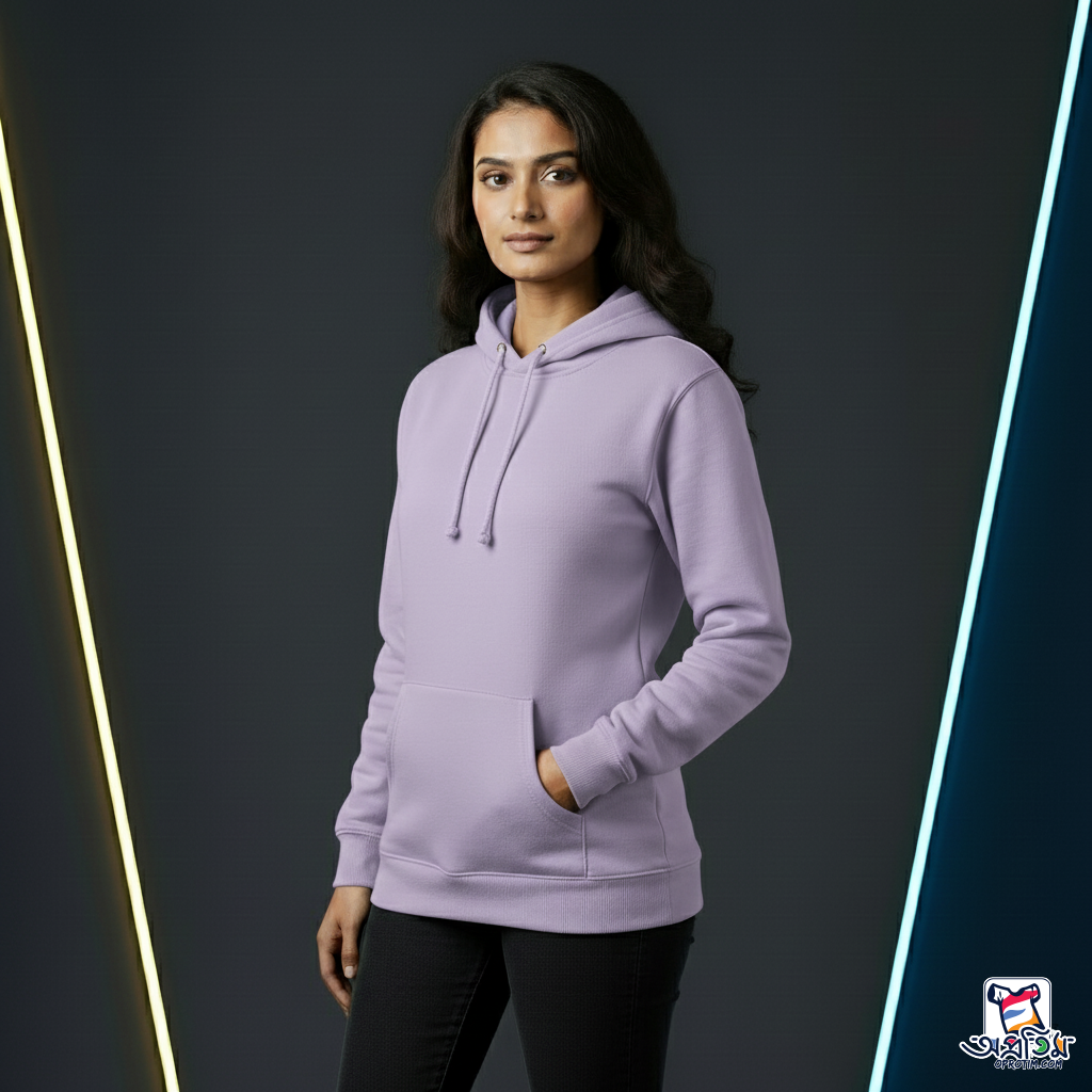 Exclusive Lavender Solid color Hoodie_img_3