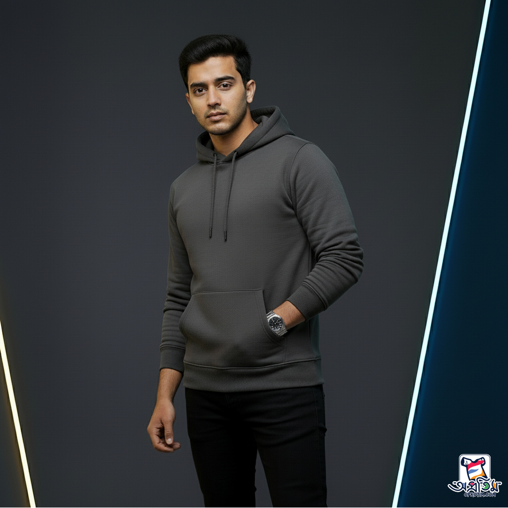 Exclusive Dark Ash Color Hoodie_img_1