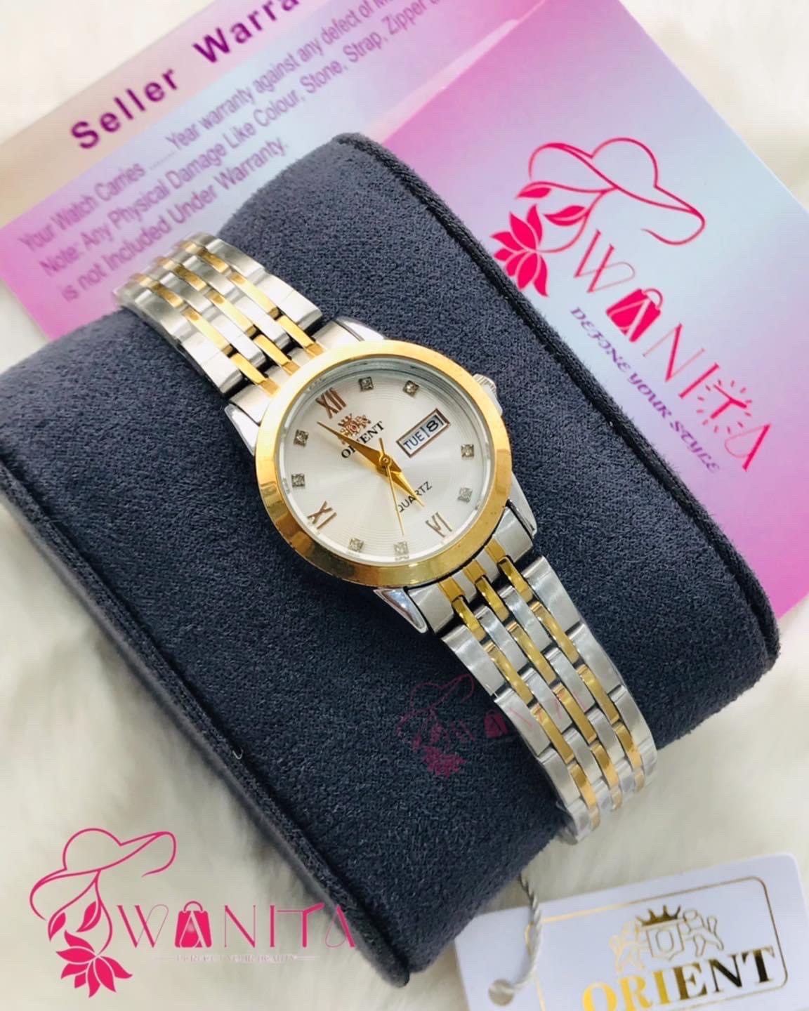 Premium Orient Ladies Dual Tone Watch