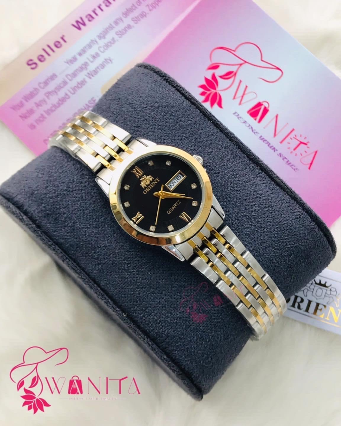 Premium Orient Dual Tone Ladies Watch