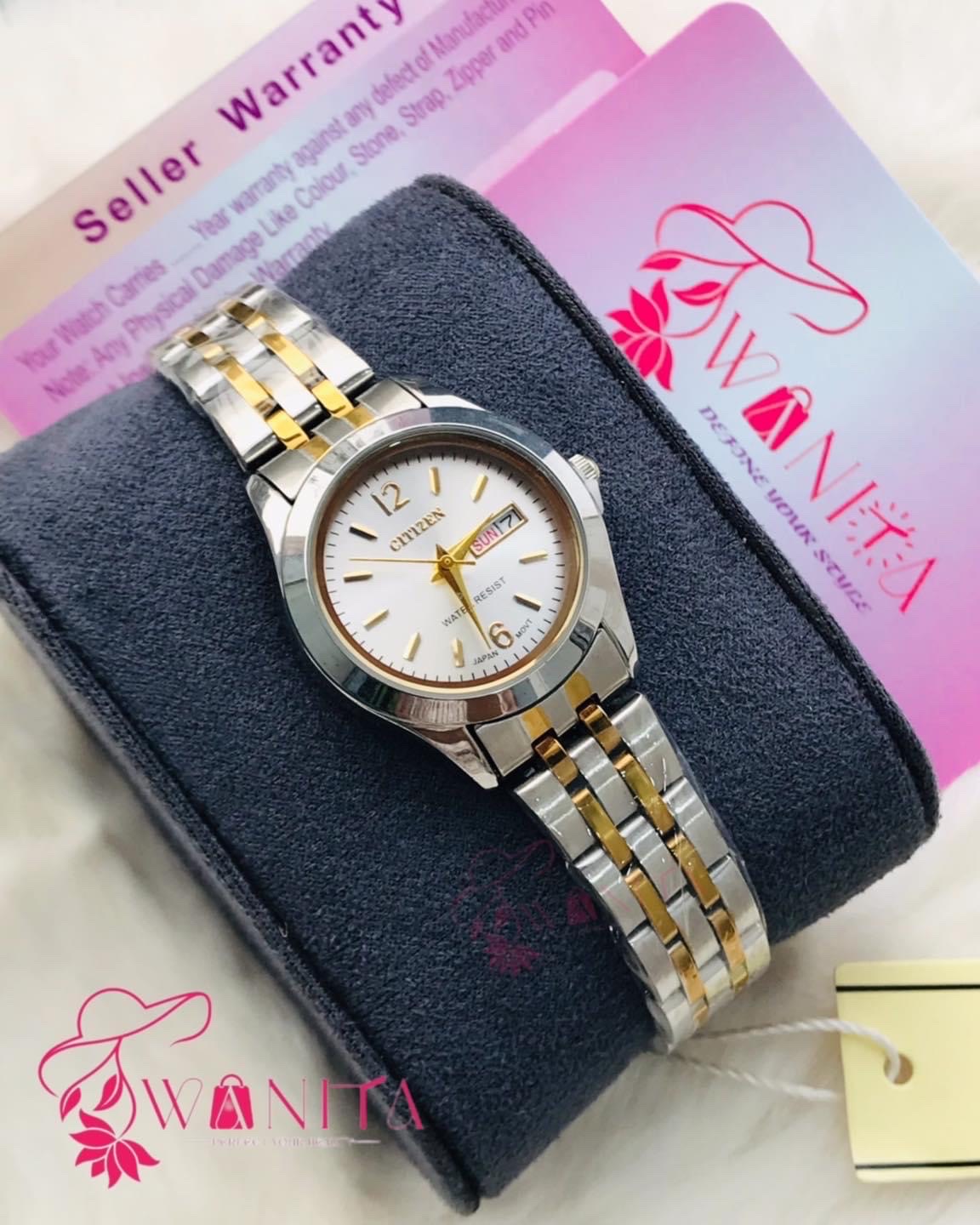 Premium Citizen Ladies Dual Tone Watch