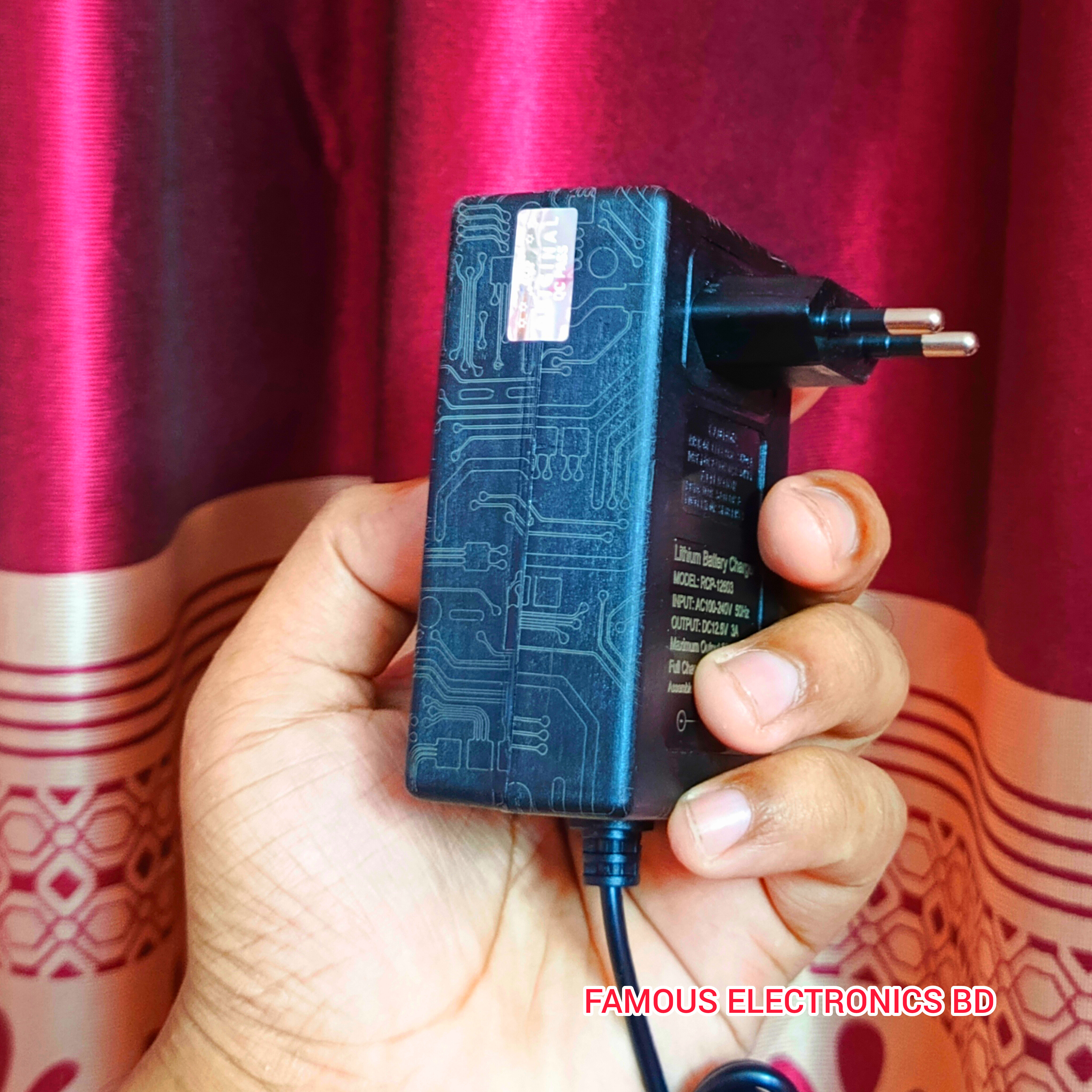 DC 12.6V 3A RC Product BD Power Supply Adapter | Smart Charger for 3S 11.1V Lithium-ion Battery Pack | Fast Charging Adapter_img_3