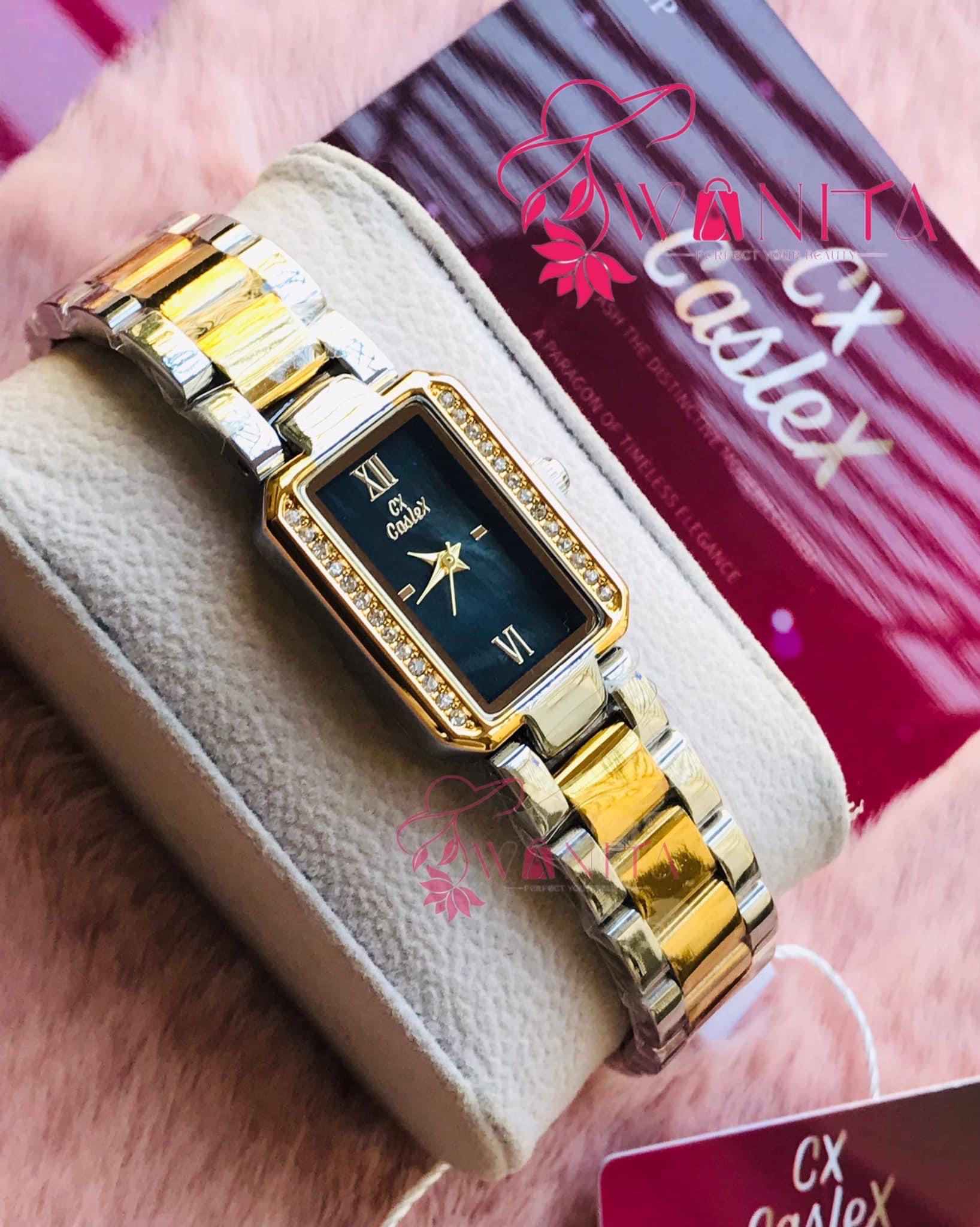 Original Caslex Ladies Square Dial Watch