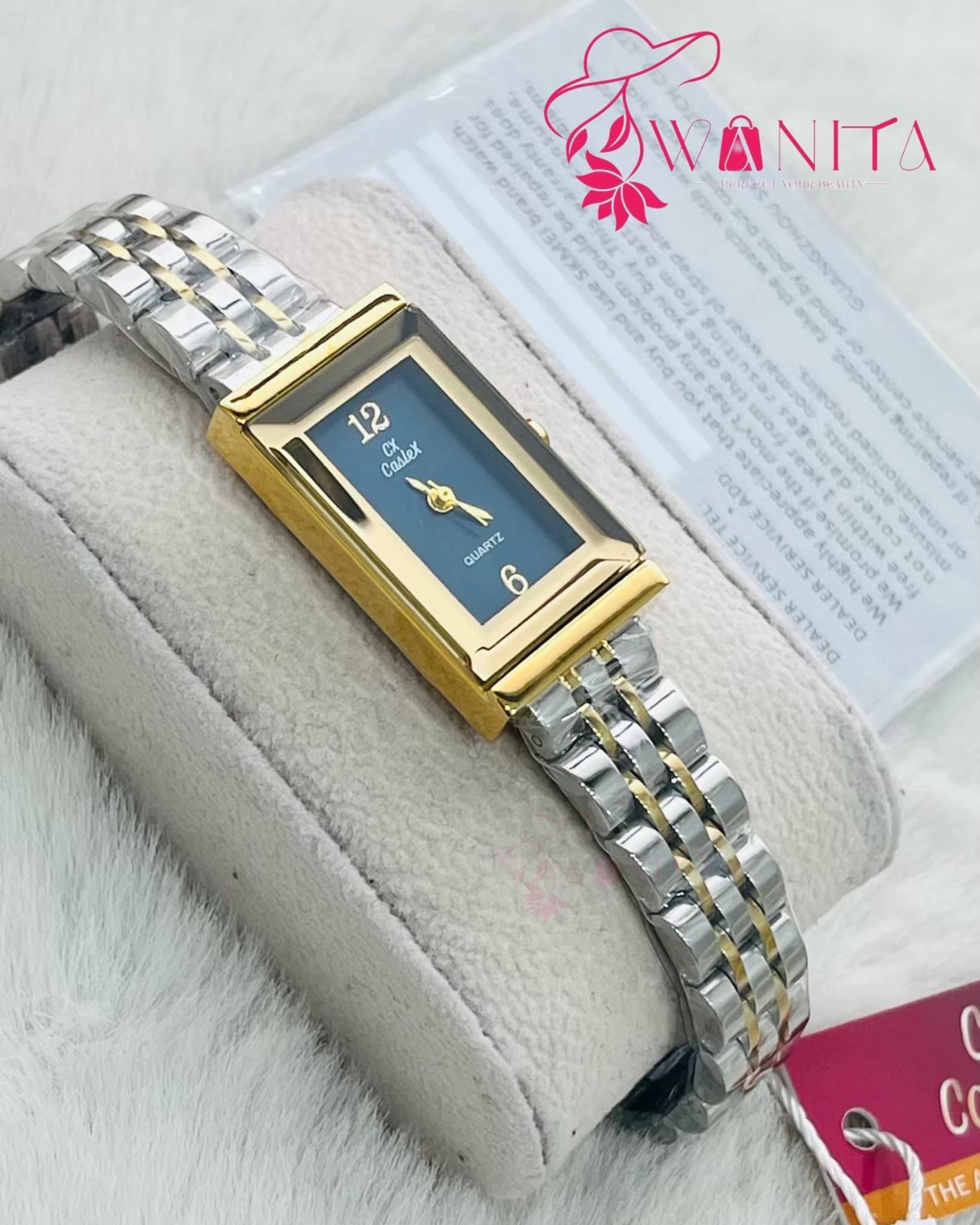 Original Caslex Ladies Square Dial Watch