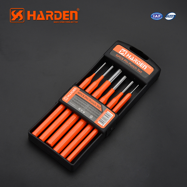 HARDEN 6Pcs Pin Punch Set 10" Professional 610836