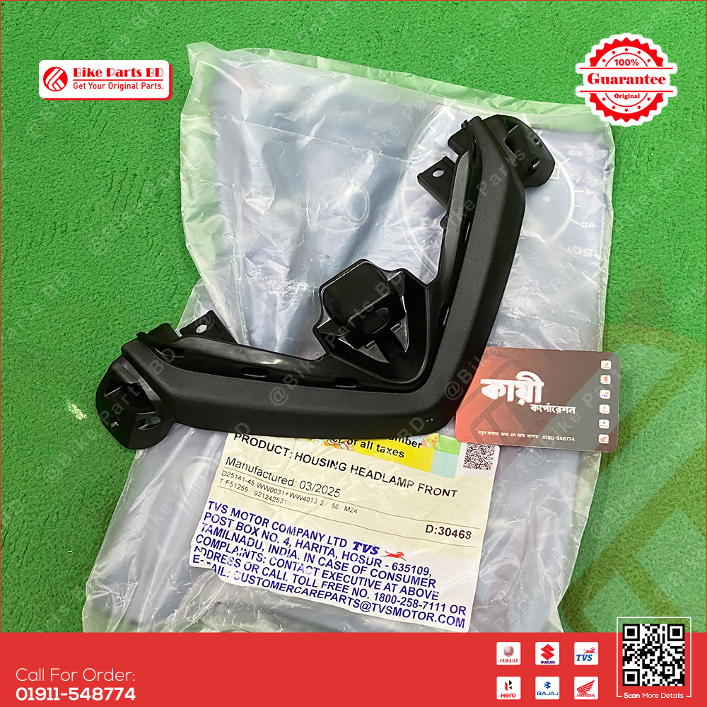 Headlight Thuthni for TVS Raider 125cc bike.