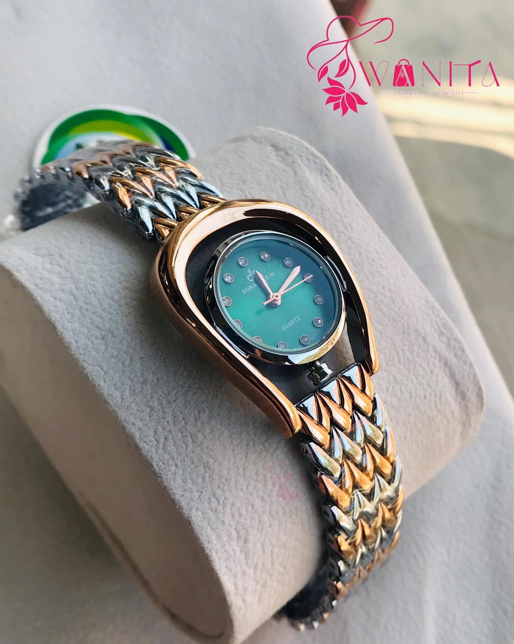 Original DK Ladies Green Dial Watch