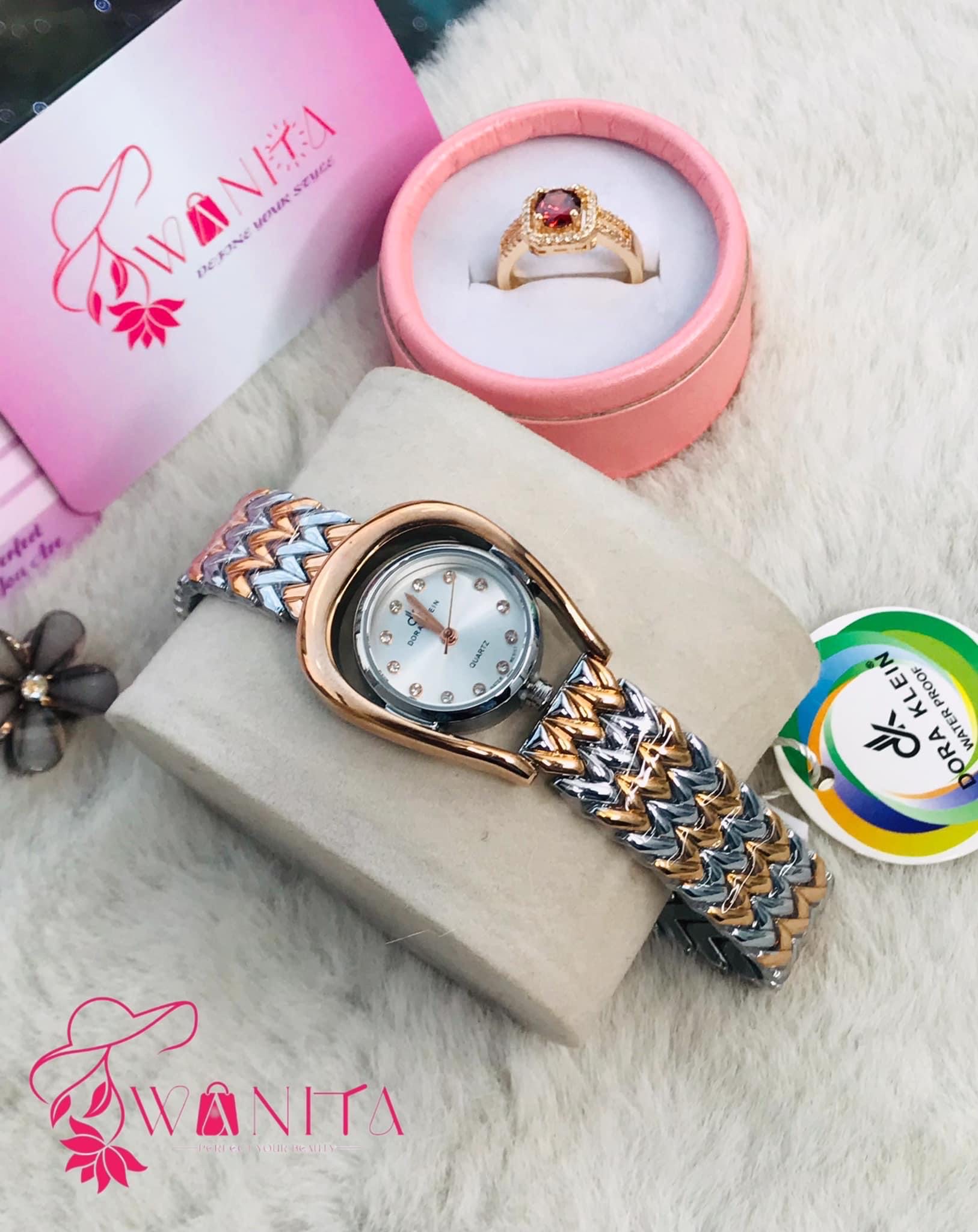 Original DK Ladies White Dial Watch