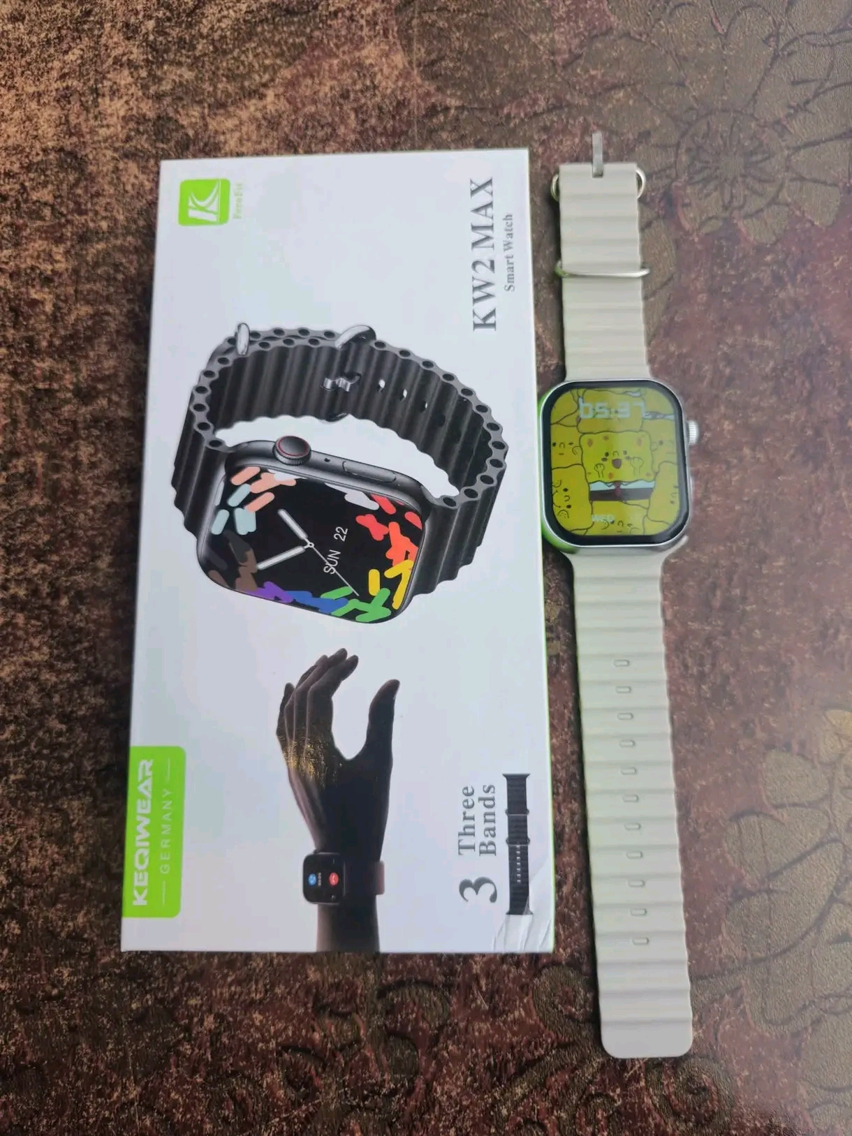 Smart watch kw2 Max ওয়াটার রেজিষ্ট্রেশন