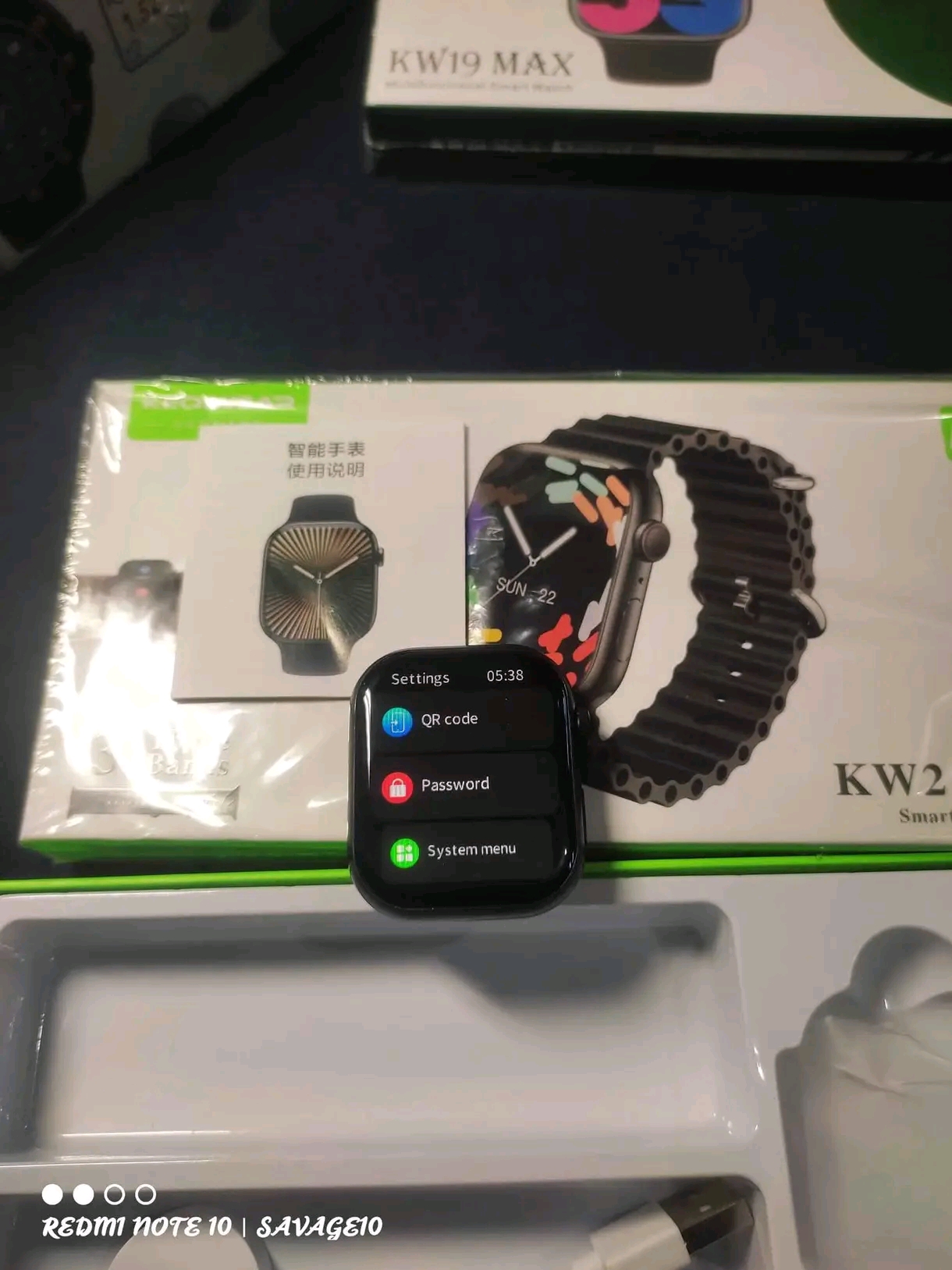 Smart watch kw2 Max ওয়াটার রেজিষ্ট্রেশন_img_1