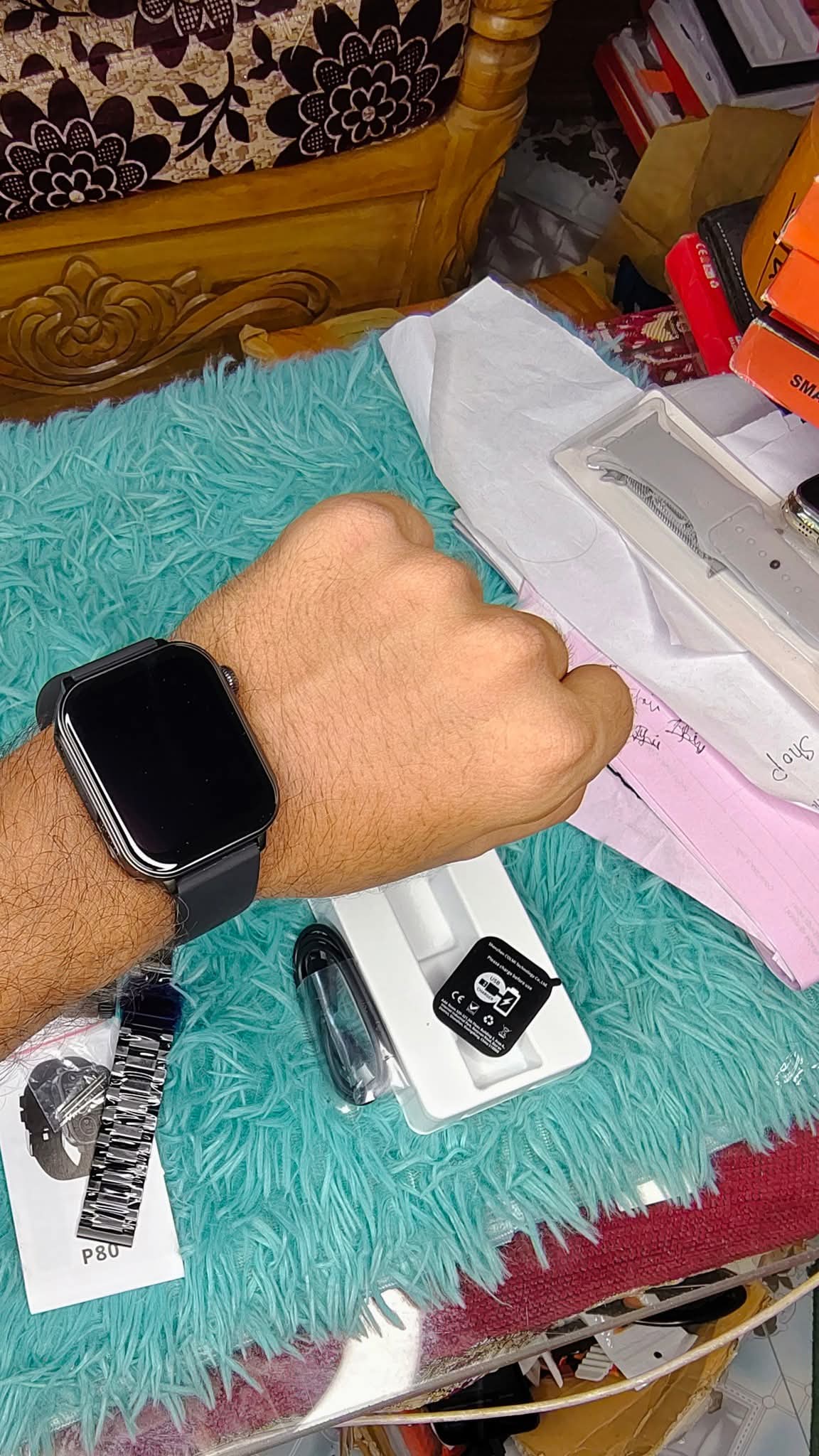 Colmi p80 (ওয়াটার প্রুফ) (মেটাল বেল্ট সহ) (Original & High quality)_img_4