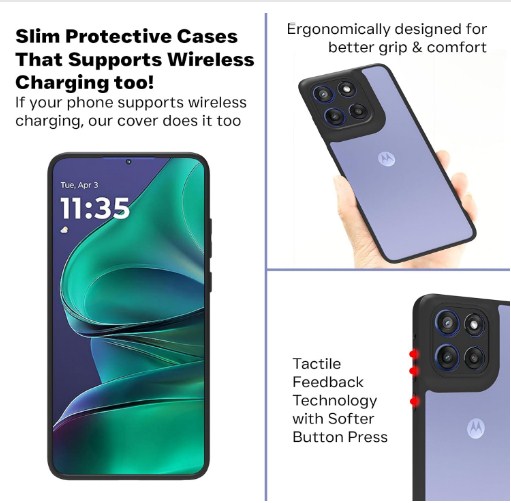 Motorola Moto Edge 60 Stylus 5G (Clear PC with Black TPU Bumper)_img_1