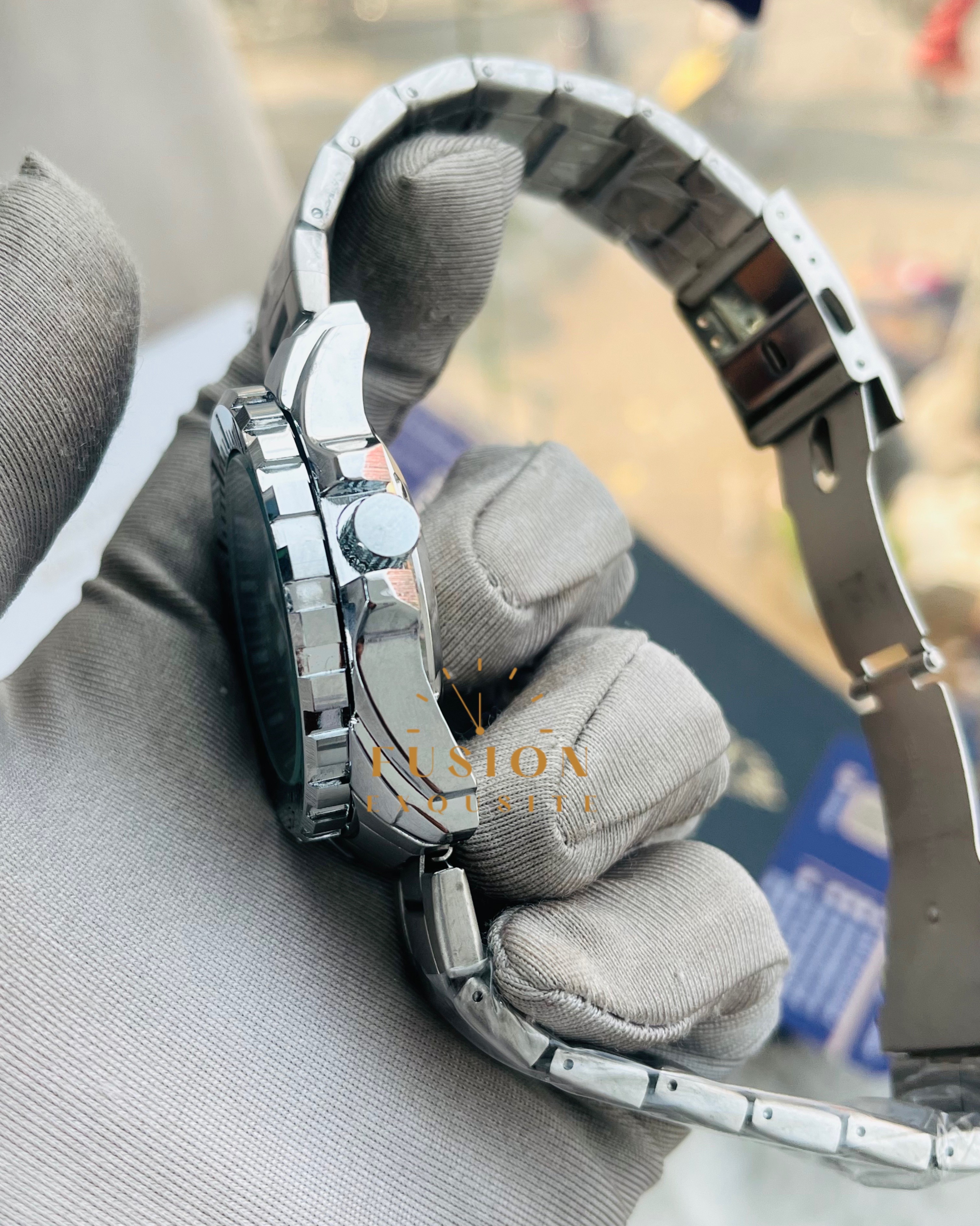 Seiko Blue Dial Quartz Day-Date Watch (AA grade)_img_1