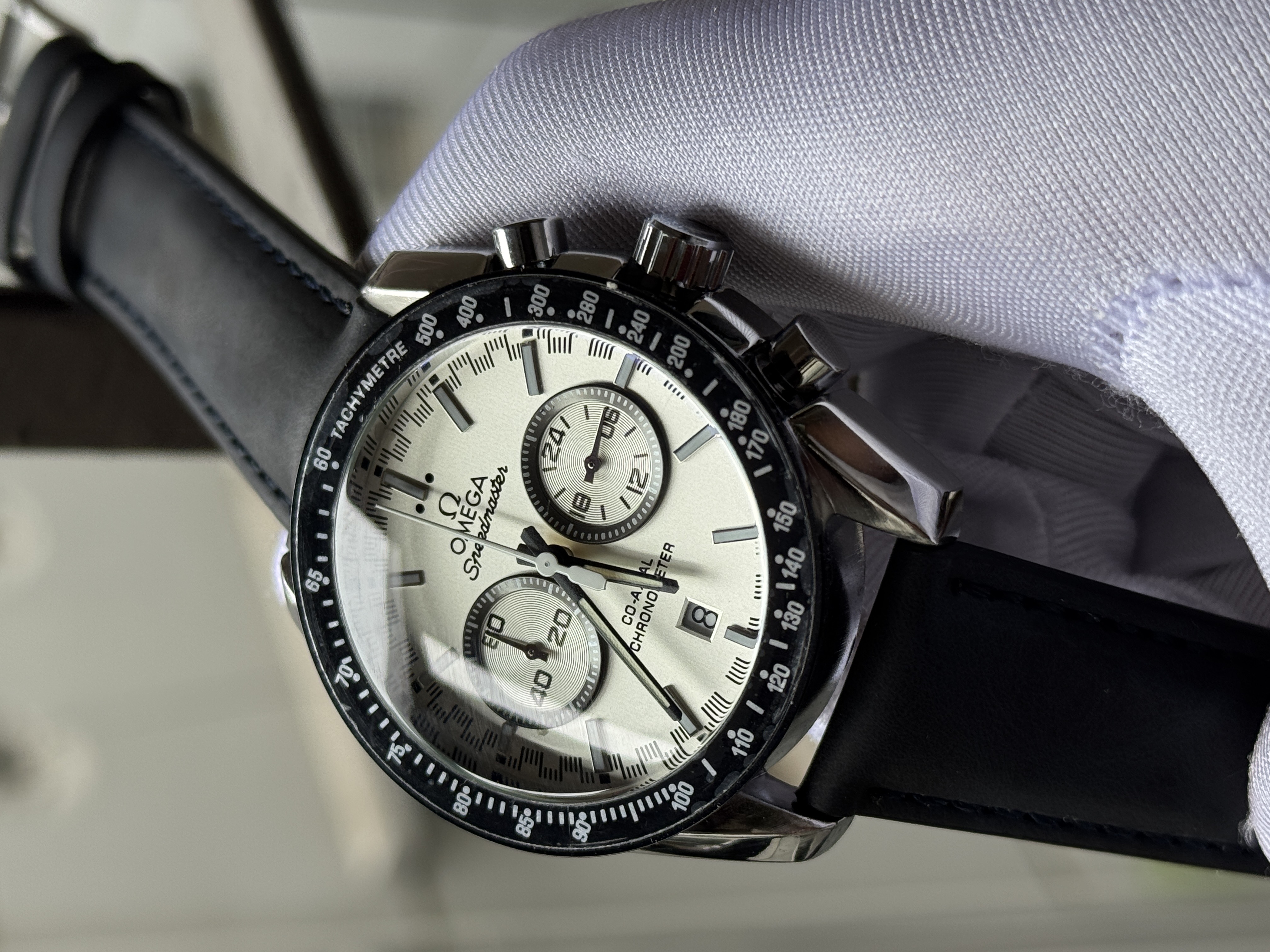 Omega Speedmaster AA white dial