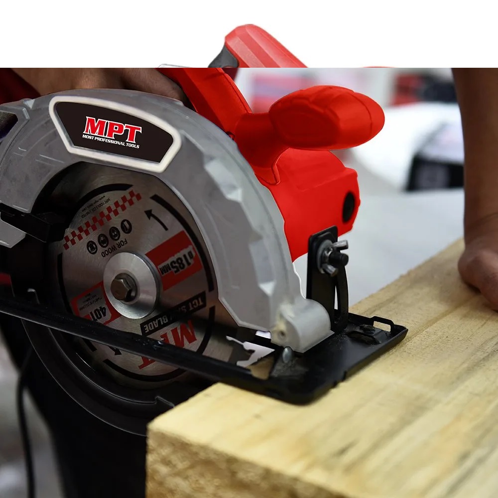 MPT MCS1805 Circular Saw, 185mm (7-1/4"), 1200w, Bore: 20mm, Cutting depth (45˚-90˚): 44mm-65mm, Model: MCS1805 - ECO_img_1