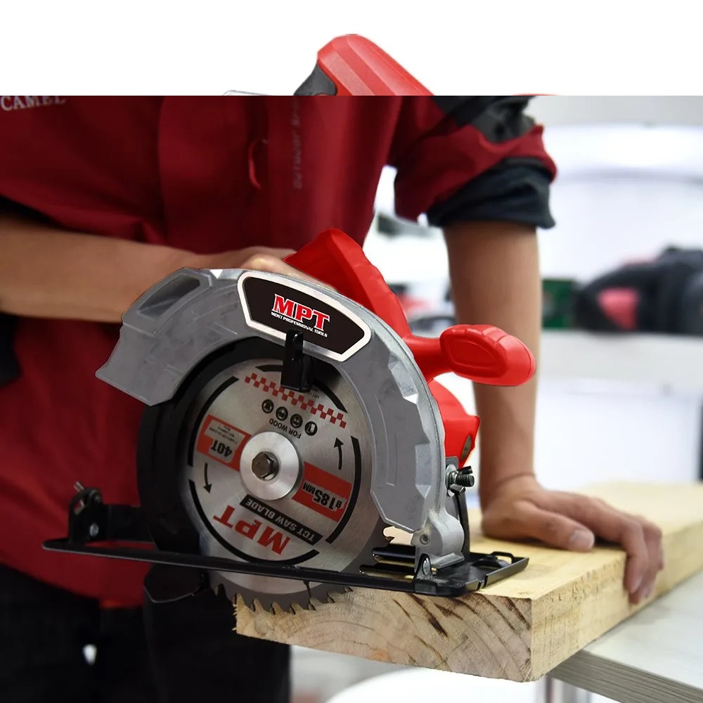 MPT MCS1805 Circular Saw, 185mm (7-1/4"), 1200w, Bore: 20mm, Cutting depth (45˚-90˚): 44mm-65mm, Model: MCS1805 - ECO_img_3