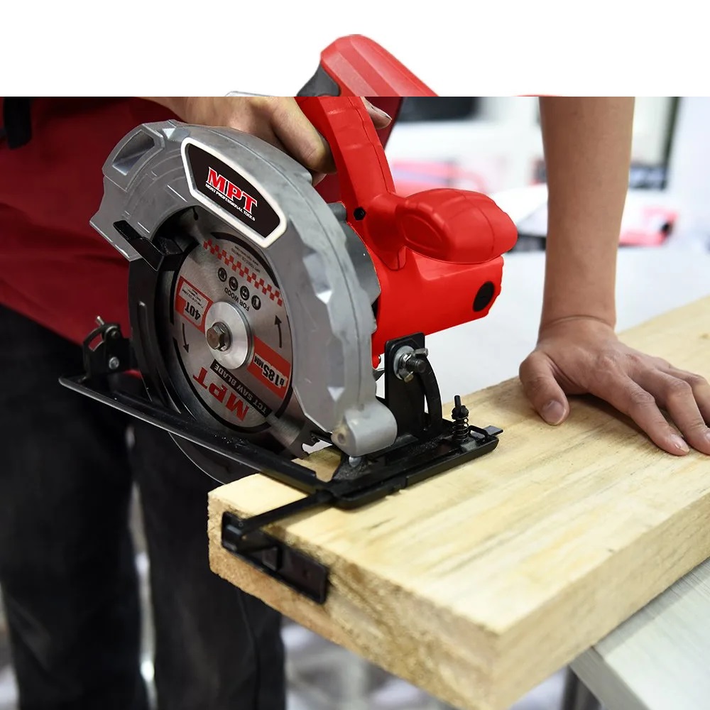 MPT MCS1805 Circular Saw, 185mm (7-1/4"), 1200w, Bore: 20mm, Cutting depth (45˚-90˚): 44mm-65mm, Model: MCS1805 - ECO_img_4