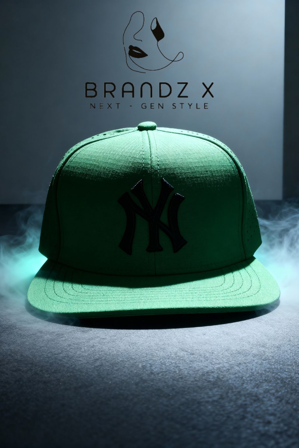 NY Embroidered Green Cap – Unisex Streetwear Baseball Hat. URBAN NY EDITION - FOREST_img_1