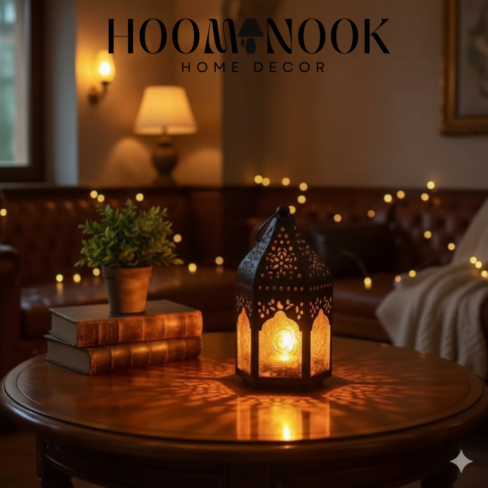 Iron Art Lantern: ক্লাসিক ব্ল্যাক ভিনটেজ ক্যান্ডেল হোল্ডার ✨ - Image 2