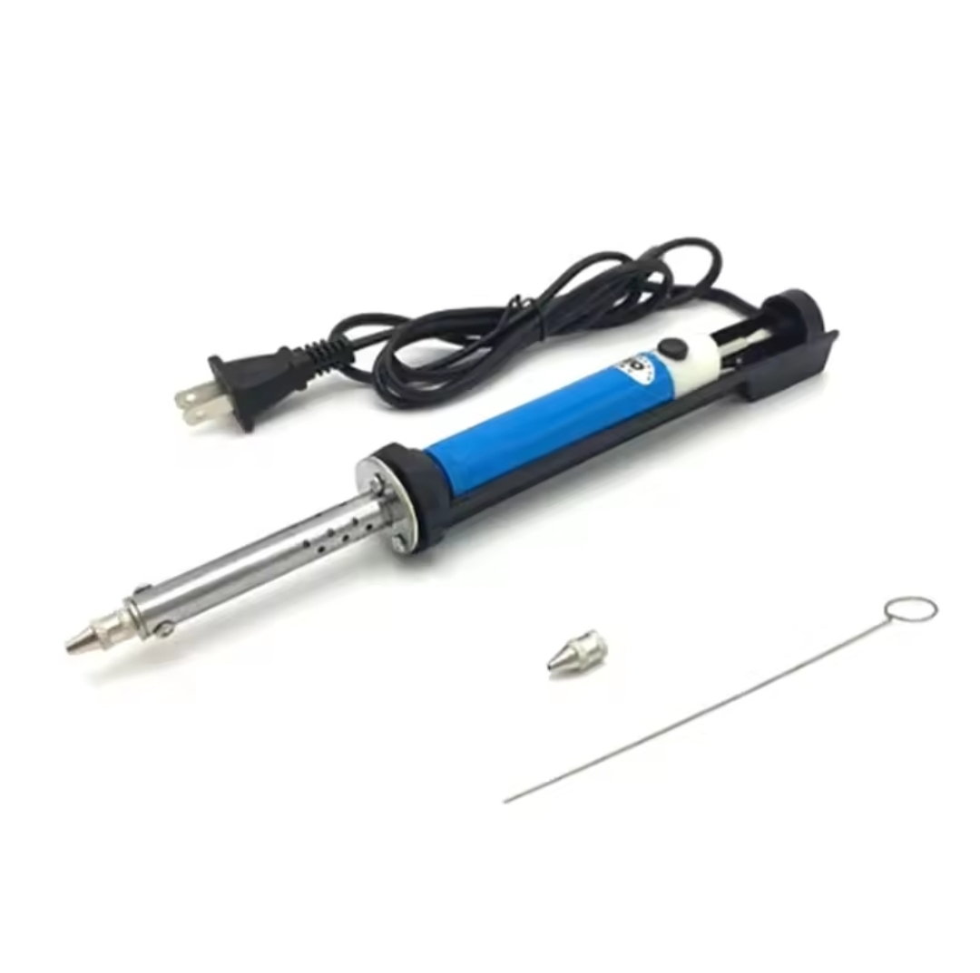 30W 2-in-1 Handheld Electric Soldering Iron & Desoldering Set | 110V/220V | High Quality Welding Vacuum Pump Tool (UK Plug)_img_4