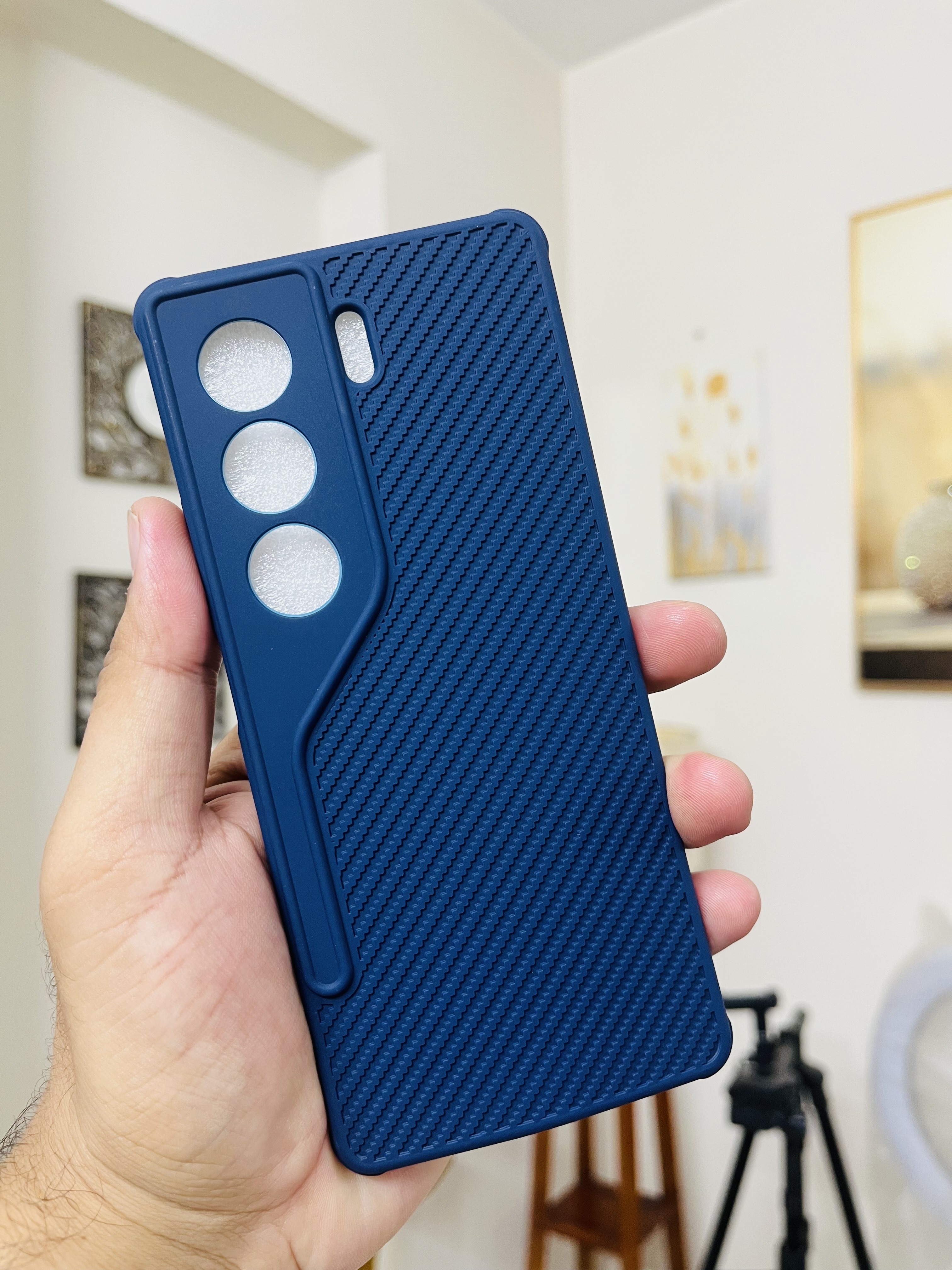 Tecno Camon 40 Pro Strip Silicone Phone Back Cover_img_1