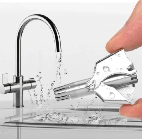 Mini Nose Hair trimmer for Men. Manual Metal Handle Nose trimmer for precise grooming_img_1