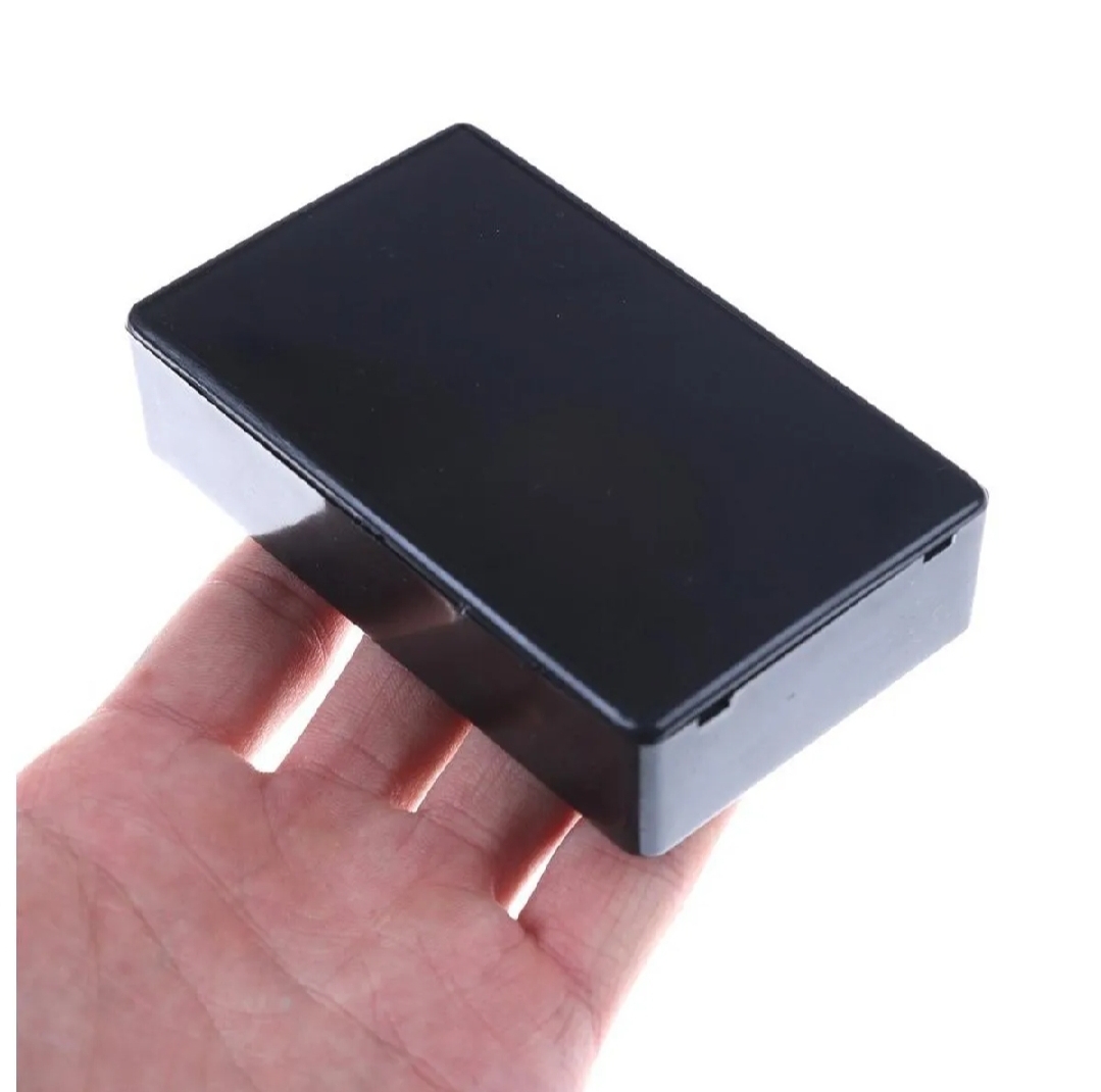 100x60x25mm Black Plastic Project Box | ABS Enclosure Junction Case for Electronics & DIY Modules