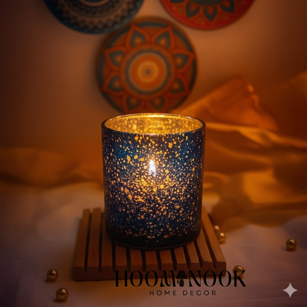 গ্লাস ক্যান্ডেল হোল্ডার – HoomeNook-এর জাদুকরী ছোঁয়া! - Image 2