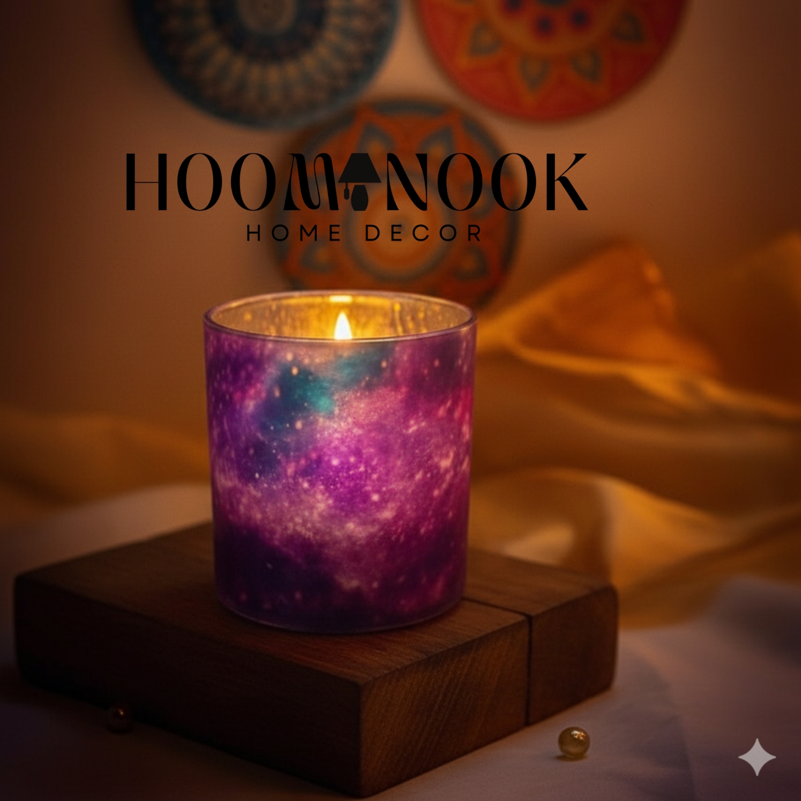 গ্লাস ক্যান্ডেল হোল্ডার – HoomeNook-এর জাদুকরী ছোঁয়া! - Image 4