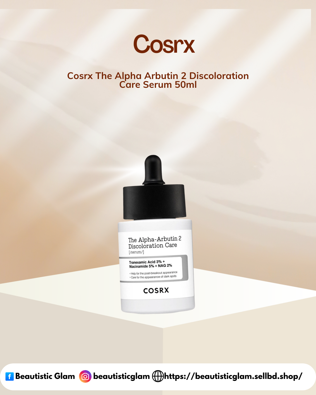 Cosrx The Alpha Arbutin 2 Discoloration Care Serum 50ml