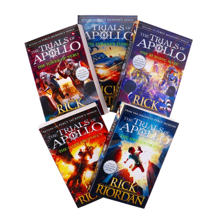 The Trials of Apollo Series (5 Books) by Rick Riordan_img_0