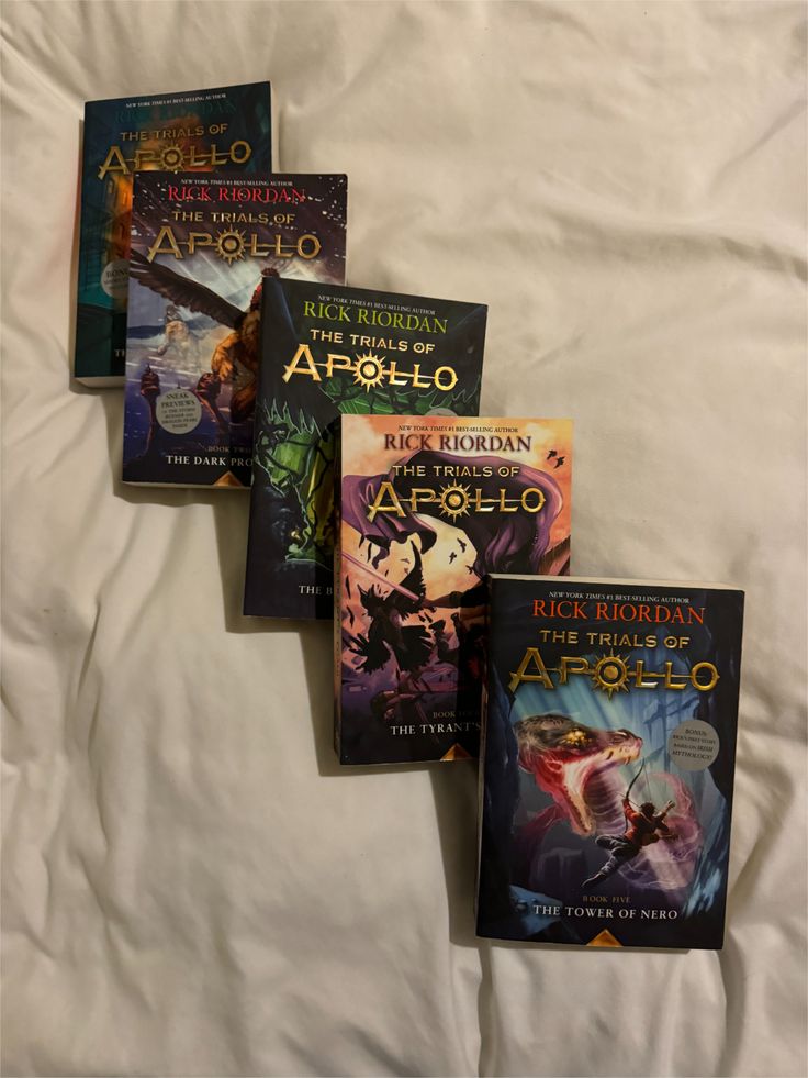 The Trials of Apollo Series (5 Books) by Rick Riordan_img_1