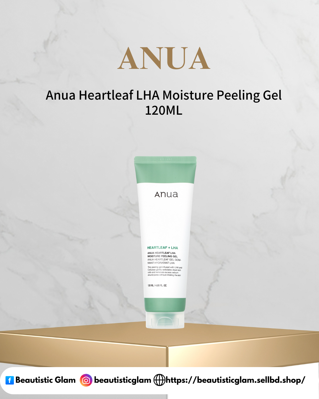 Anua Heartleaf LHA Moisture Peeling Gel 120ML
