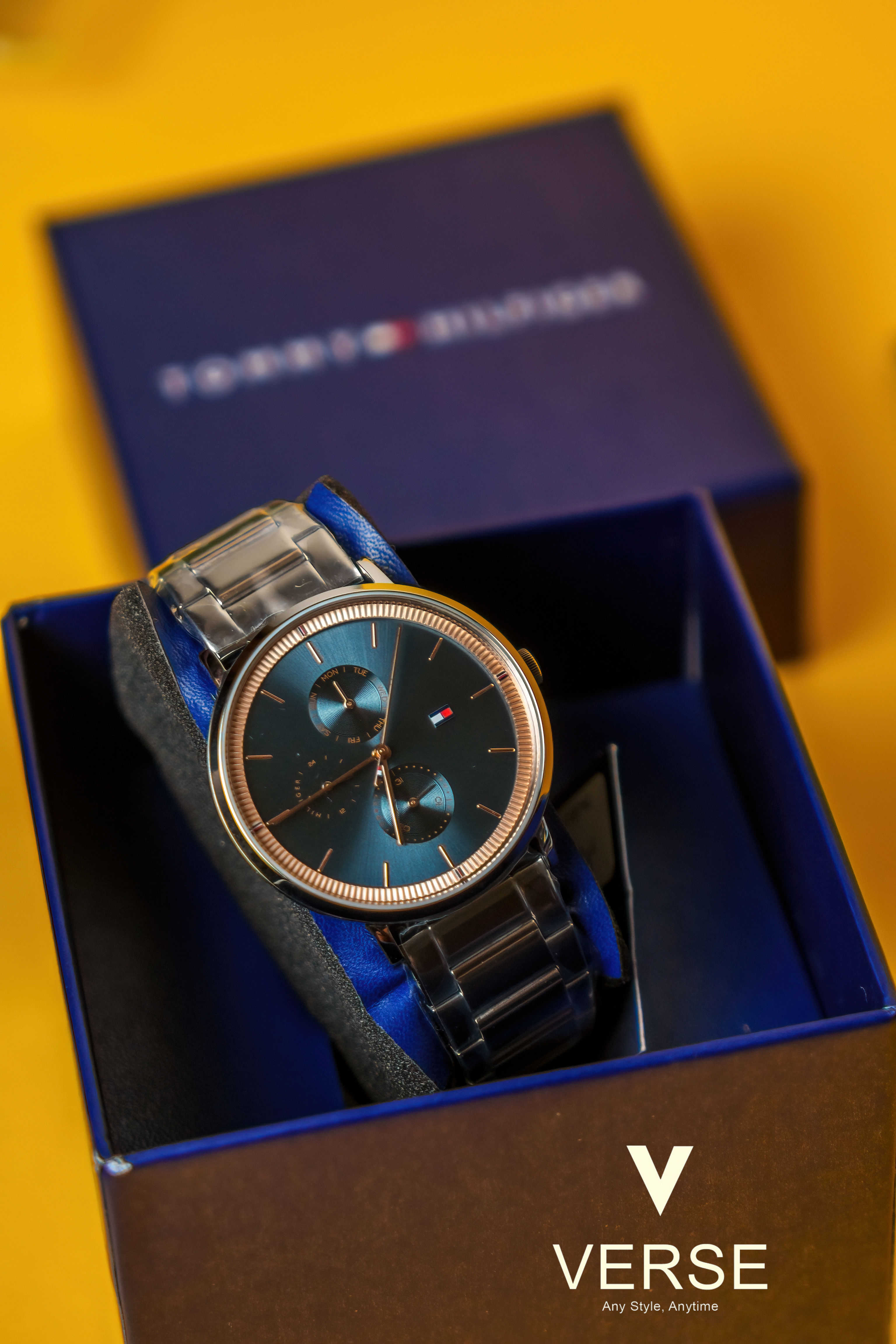 Tommy Hilfiger Jenna 1782298 Women’s Two-Tone Stainless Steel Multifunction Watch – 38 mm