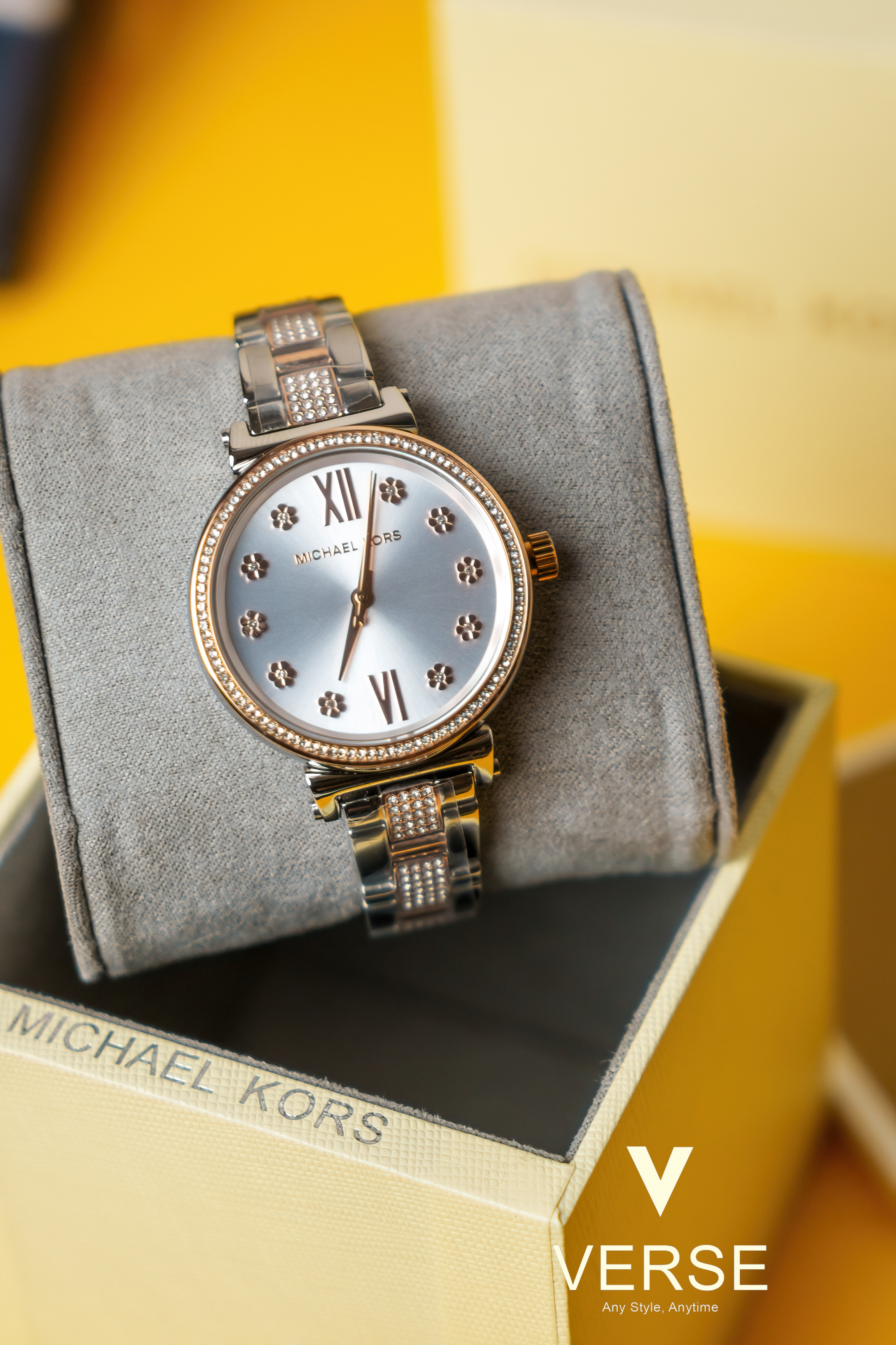 Michael Kors Sofie MK3880 Women’s Two-Tone Crystal Watch – 36mm