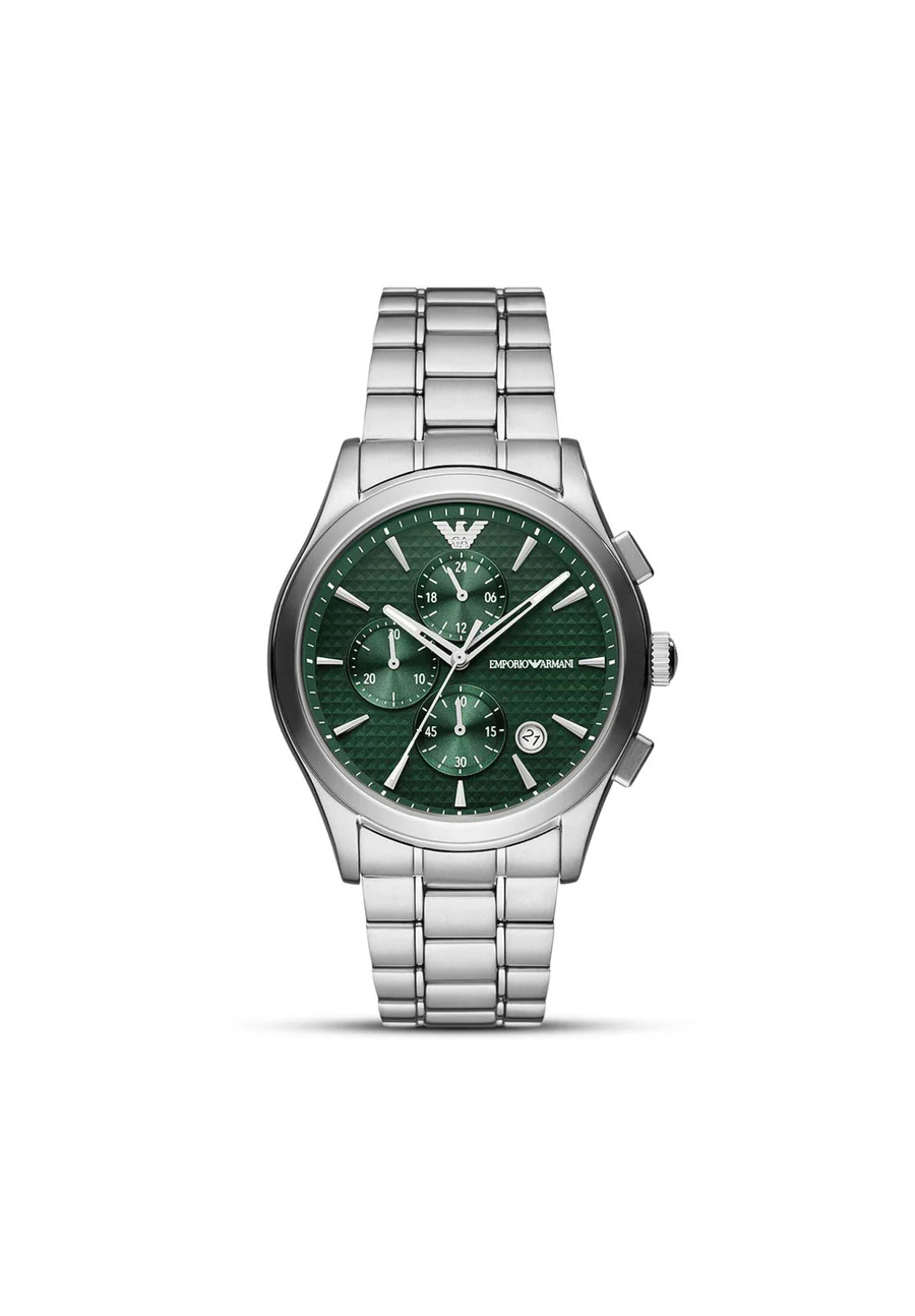 Emporio Armani AR11529 “Paolo” Men’s Chronograph – 42 mm Green Dial Stainless Steel_img_1