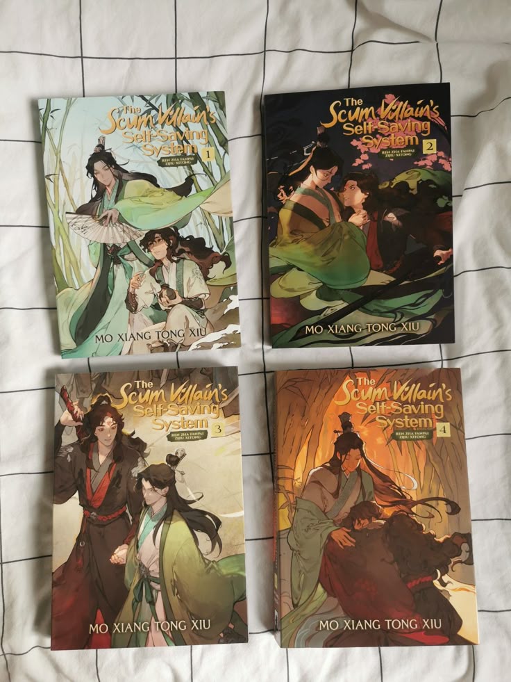 The Scum Villain's Self-Saving System Novel Series (4 Books) by Mò Xiāng Tóng Xiù_img_0