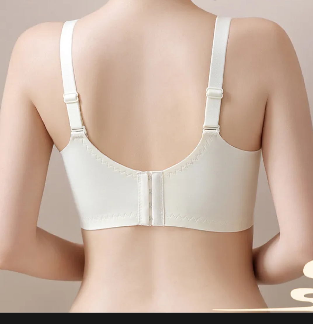 Seamless bra soft bra gathered bra thin bra women girl bra padded bra push up bras_img_4