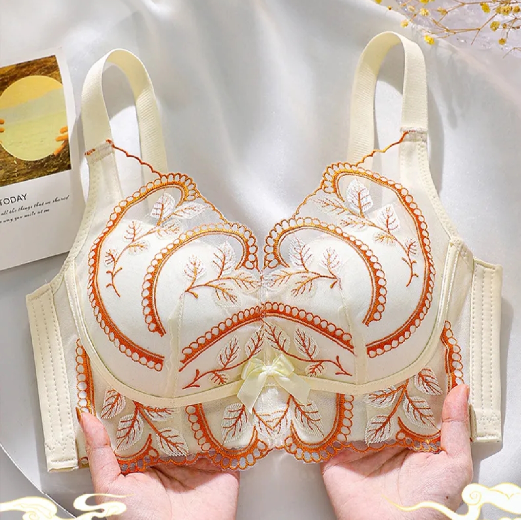 Seamless bra soft bra gathered bra thin bra women girl bra padded bra push up bras_img_5