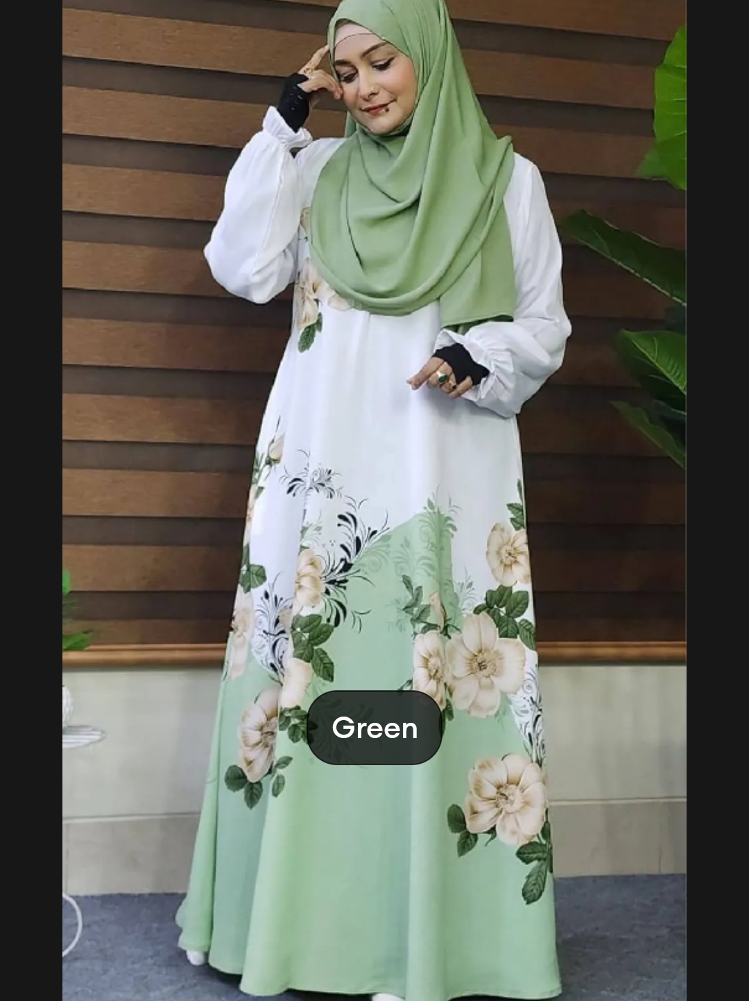 দুবাই চেড়ি জর্জেট ডিজিটাল প্রিন্ট বোরকা , হিজাব ছাড়া_img_1