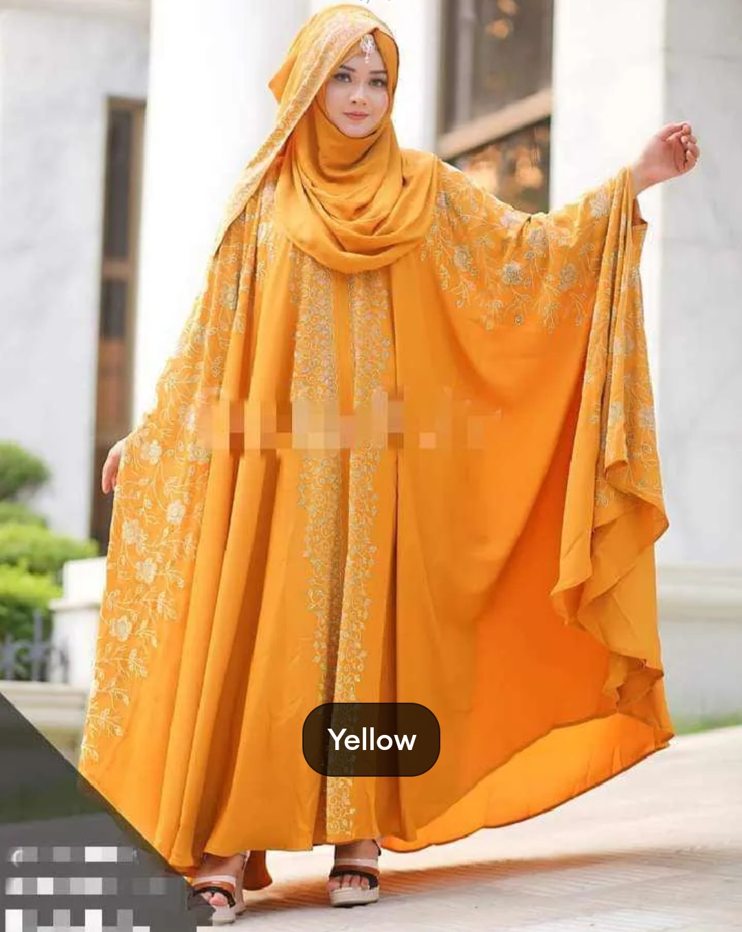 Exclusive Collection Stone Abaya Party Borka