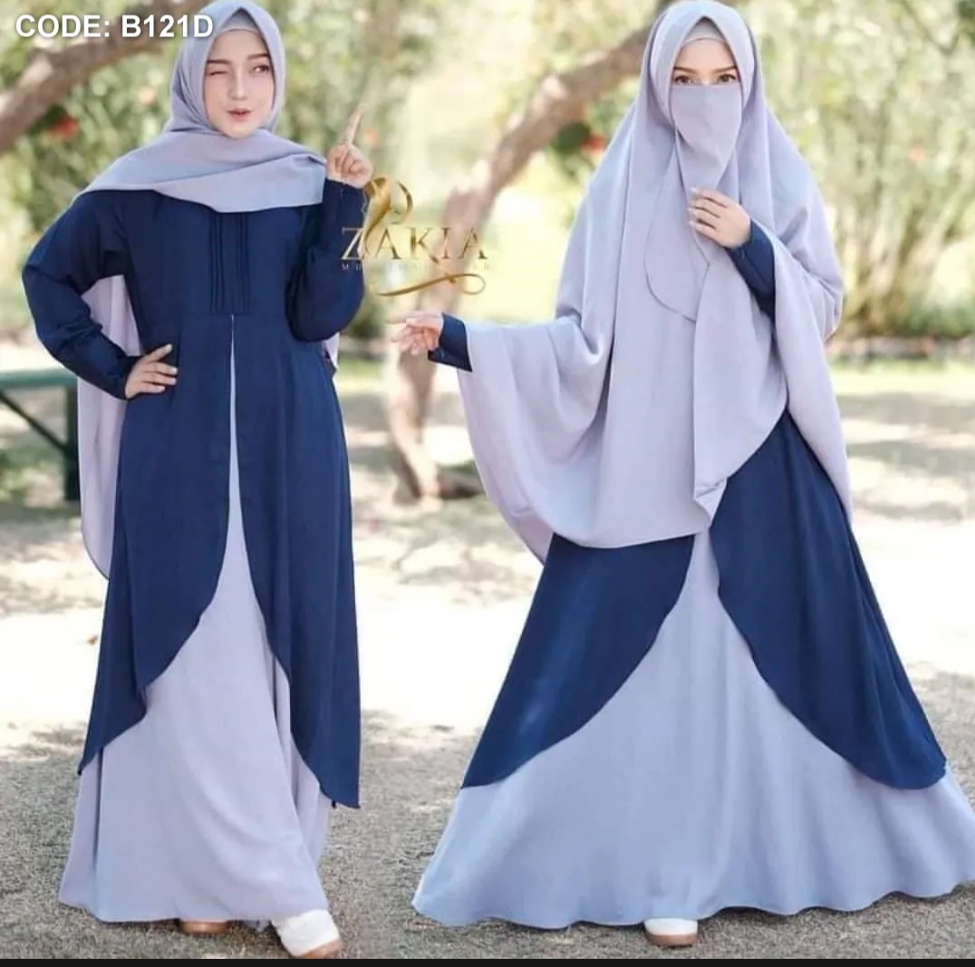 মালয়েশিয়ান বোরকা-১ ডুবাই চেরি কাপড় হিজাব, নিকাবসহ ফুলসেট_img_9