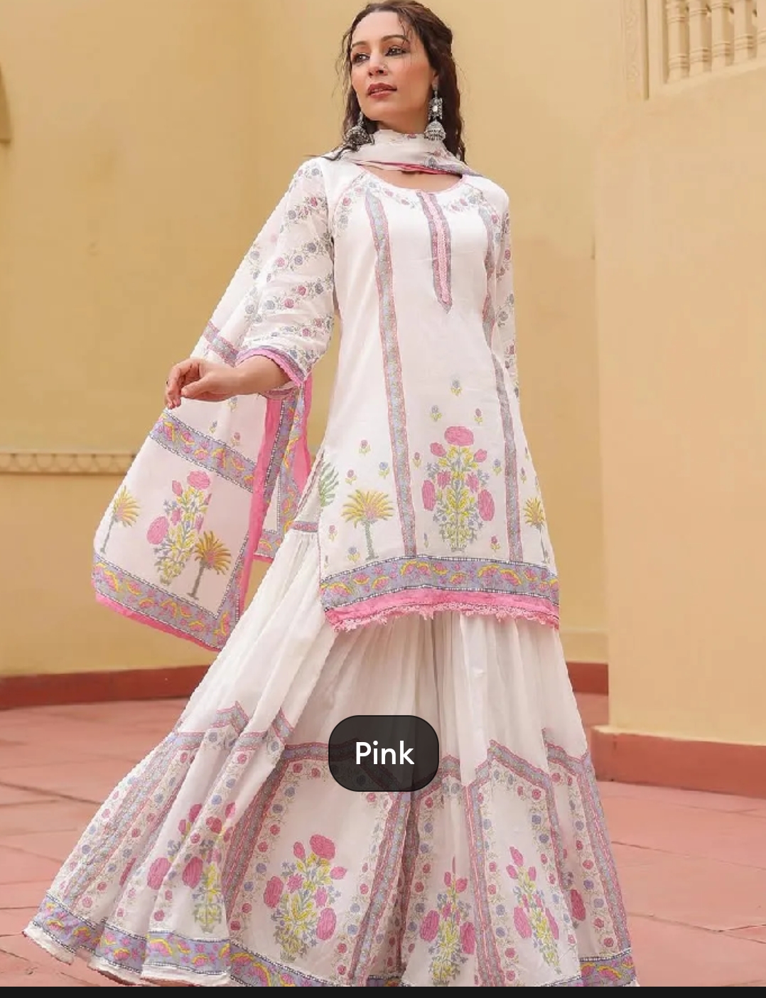 মহিলাদের জন্য নতুন কালেকশন শারারা থ্রি পিস_img_4