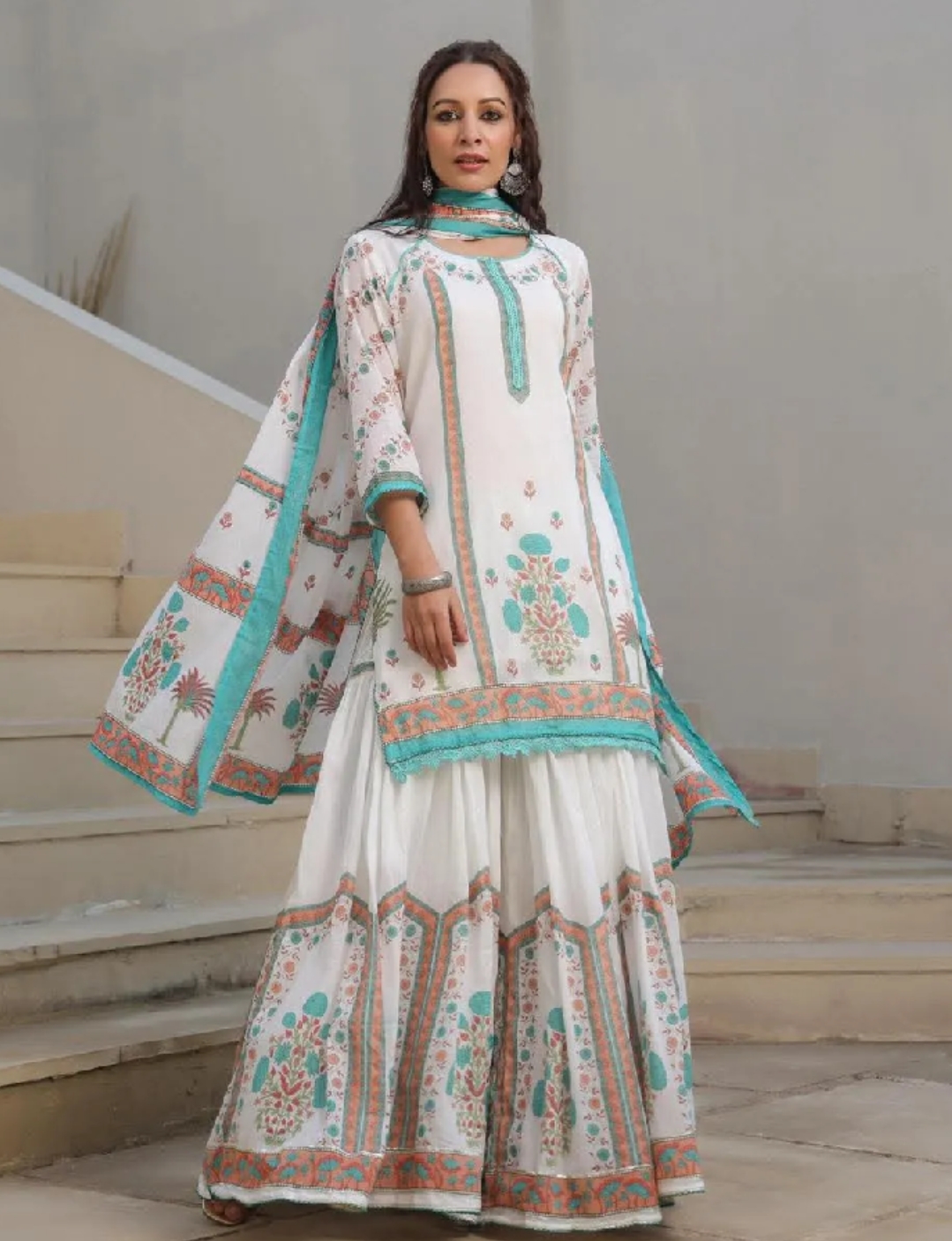 মহিলাদের জন্য নতুন কালেকশন শারারা থ্রি পিস_img_9