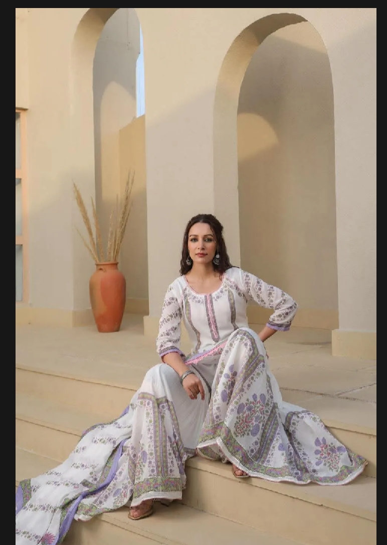 মহিলাদের জন্য নতুন কালেকশন শারারা থ্রি পিস_img_10