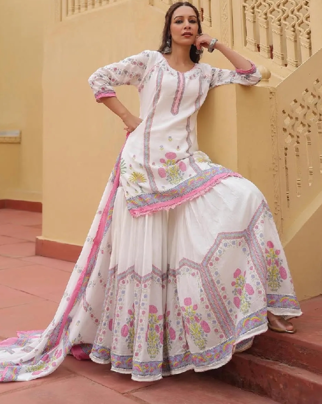 মহিলাদের জন্য নতুন কালেকশন শারারা থ্রি পিস_img_11