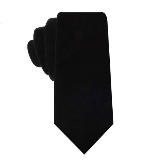 Premium Black Tie for Uniform & Ceremonial Suit_img_0