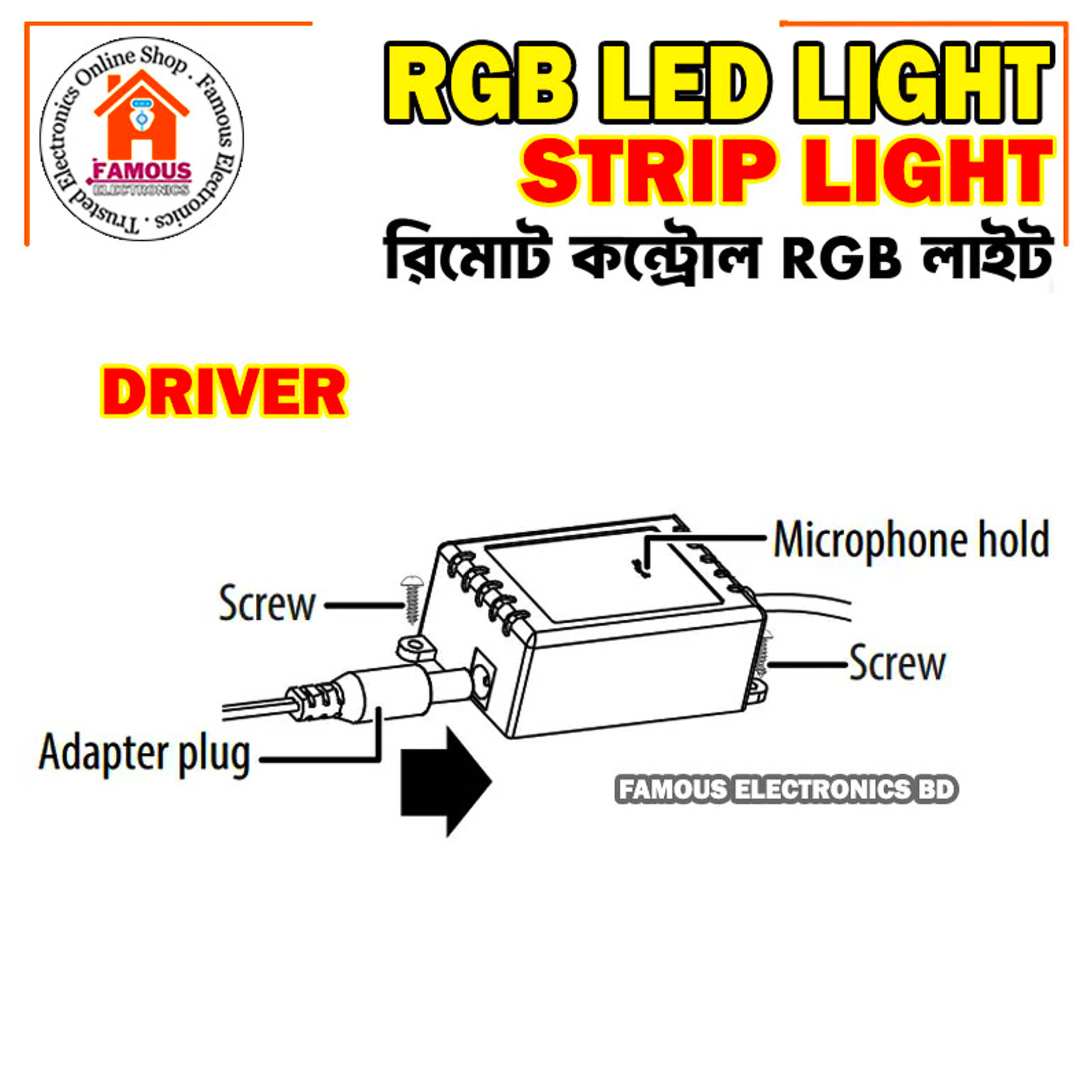 RGB Led Strip Light 2835 ( 16 Feet long) 5 meter 3 colour strip 300 Leds waterproof DC12V 60Leds/M Flexible Lighting Ribbon Tape Lamp RGB Strip_img_6