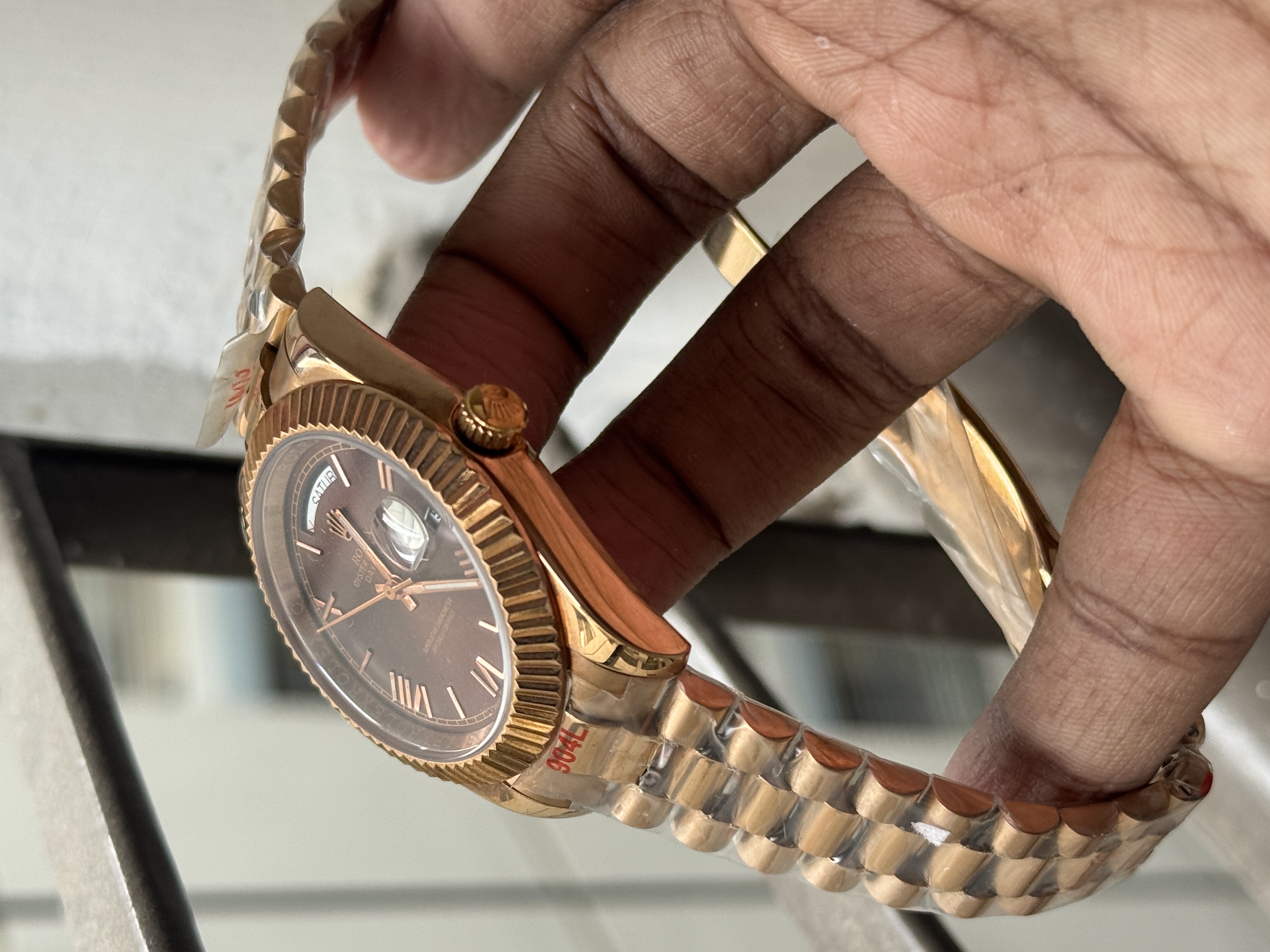 Rolex Day‑Date 40 228235 – 40 mm Everose Gold with Fluted Bezel & President Bracelet AAA_img_1